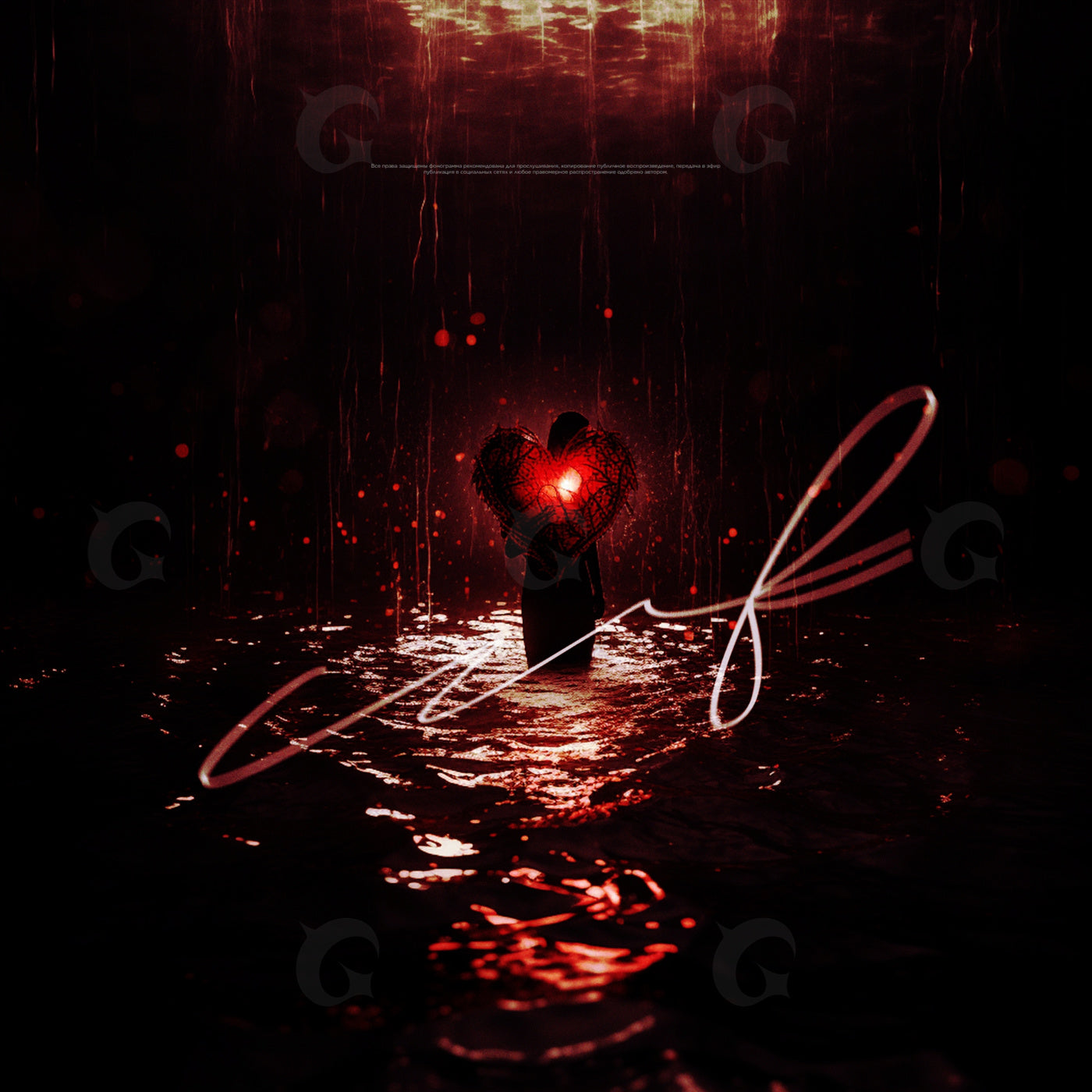 Heart held in darkness