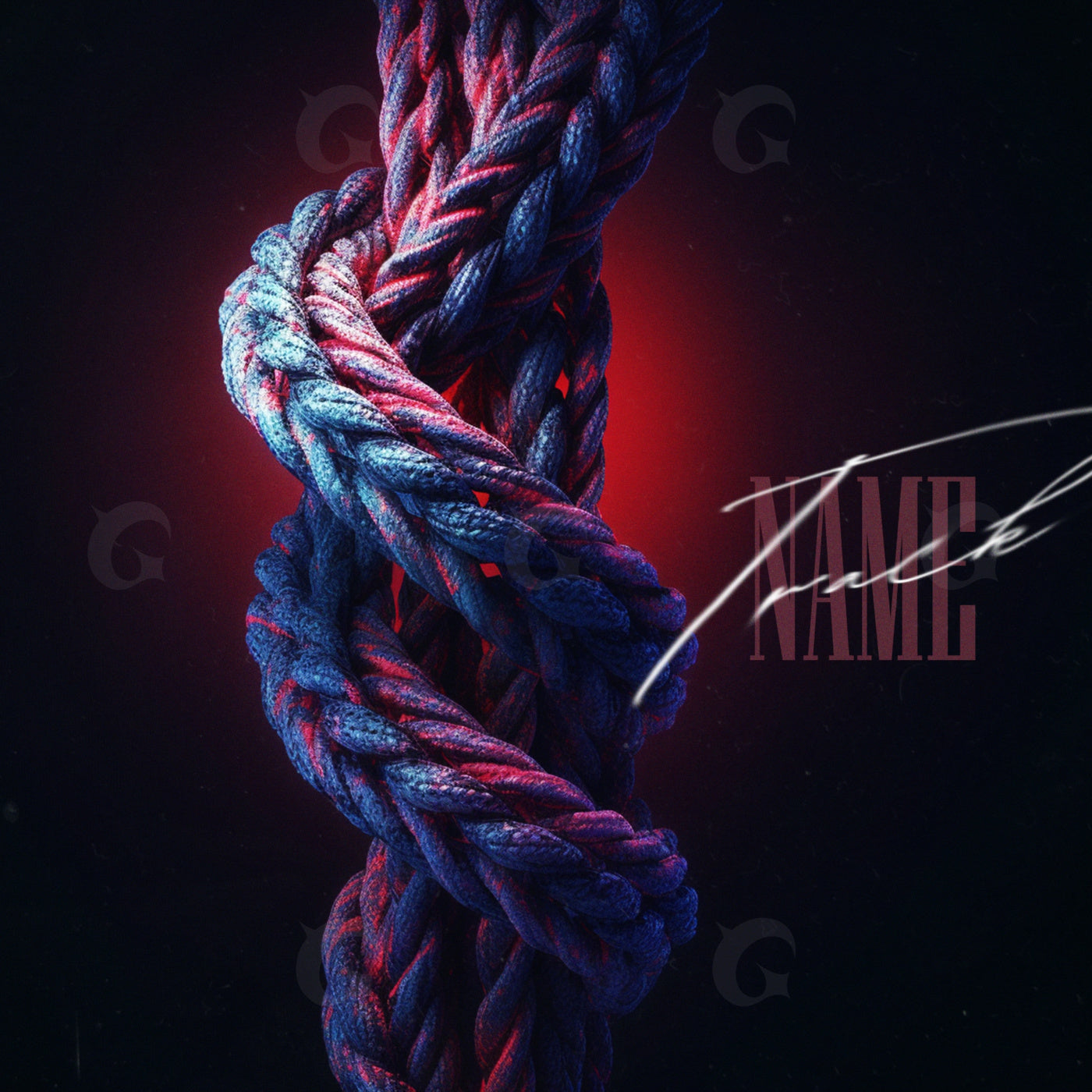 Knotted rope spiral