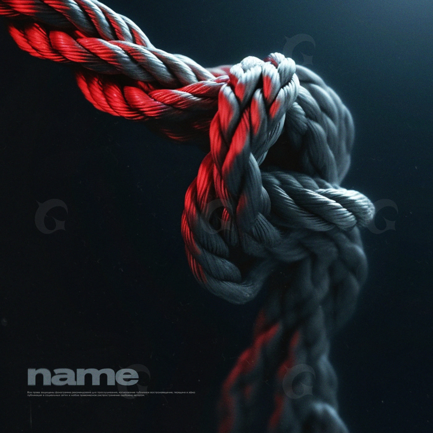 Tethered rope knot
