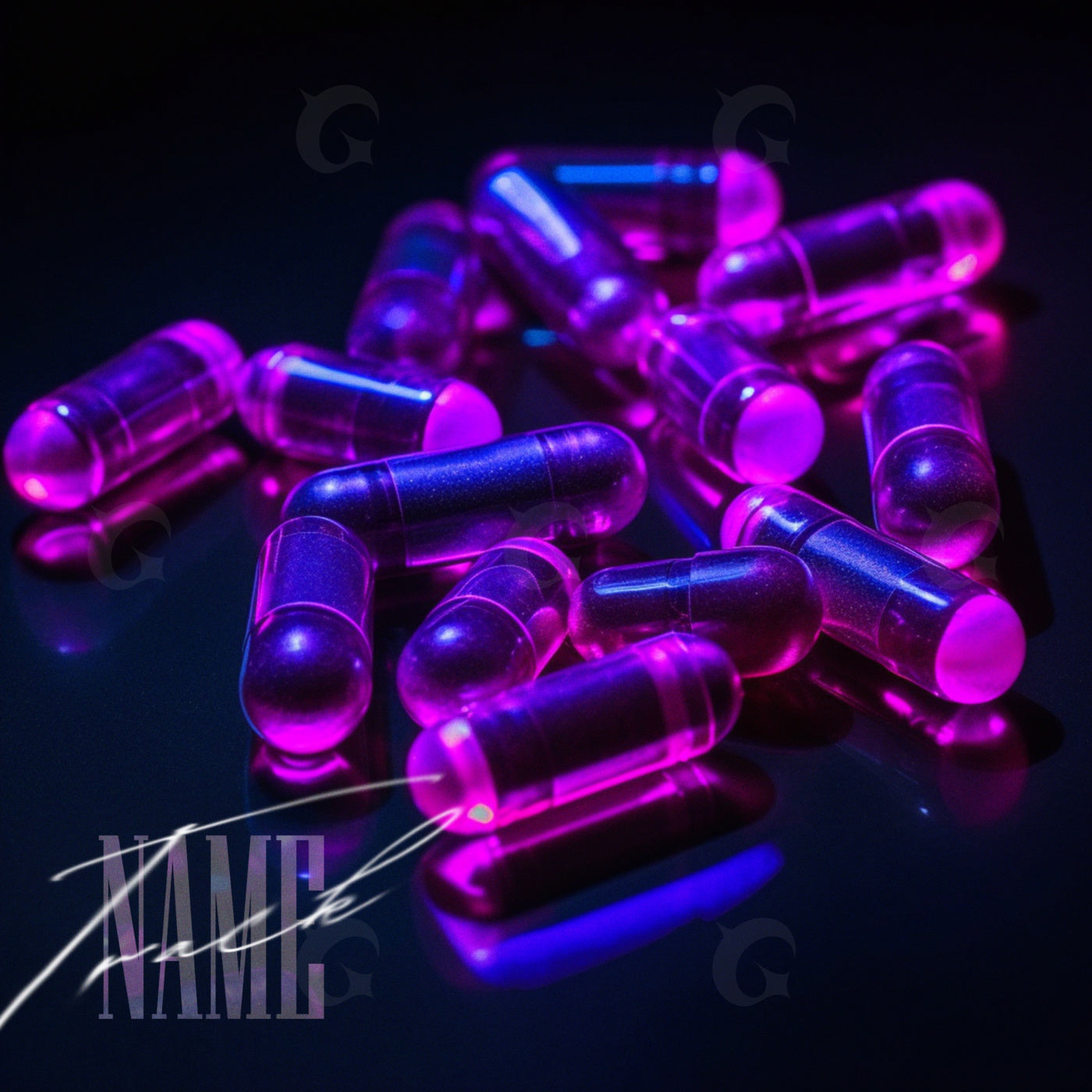 Neon capsule cluster