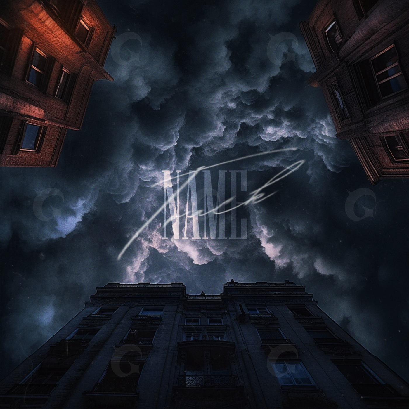 Midnight sky above