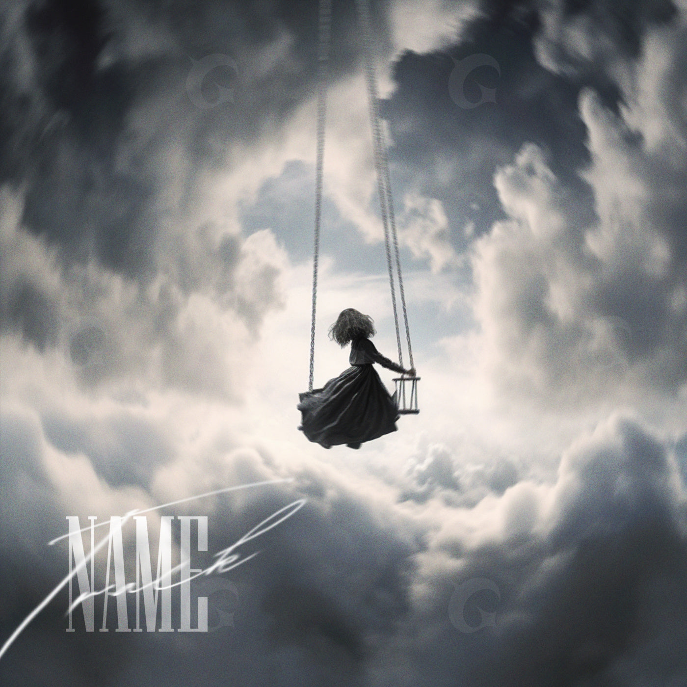 Swinging above clouds