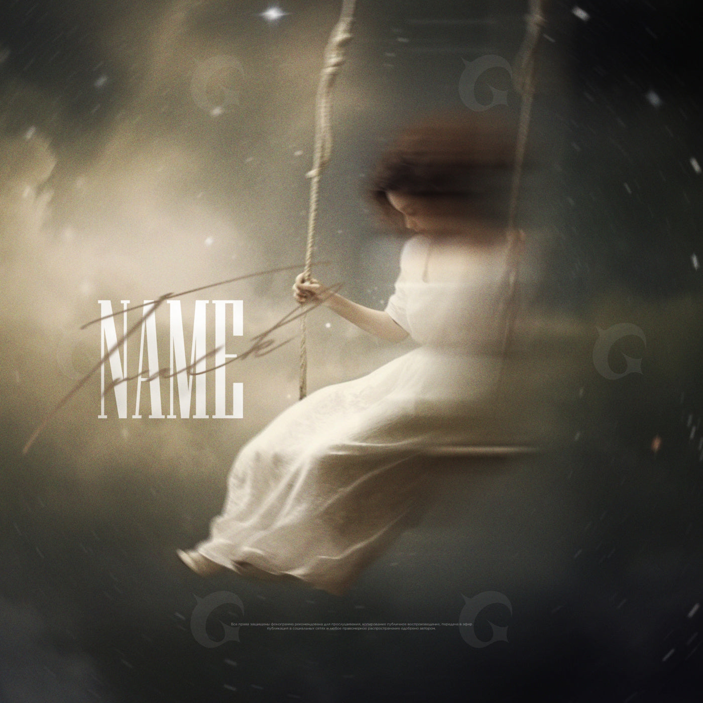 Girl on swing