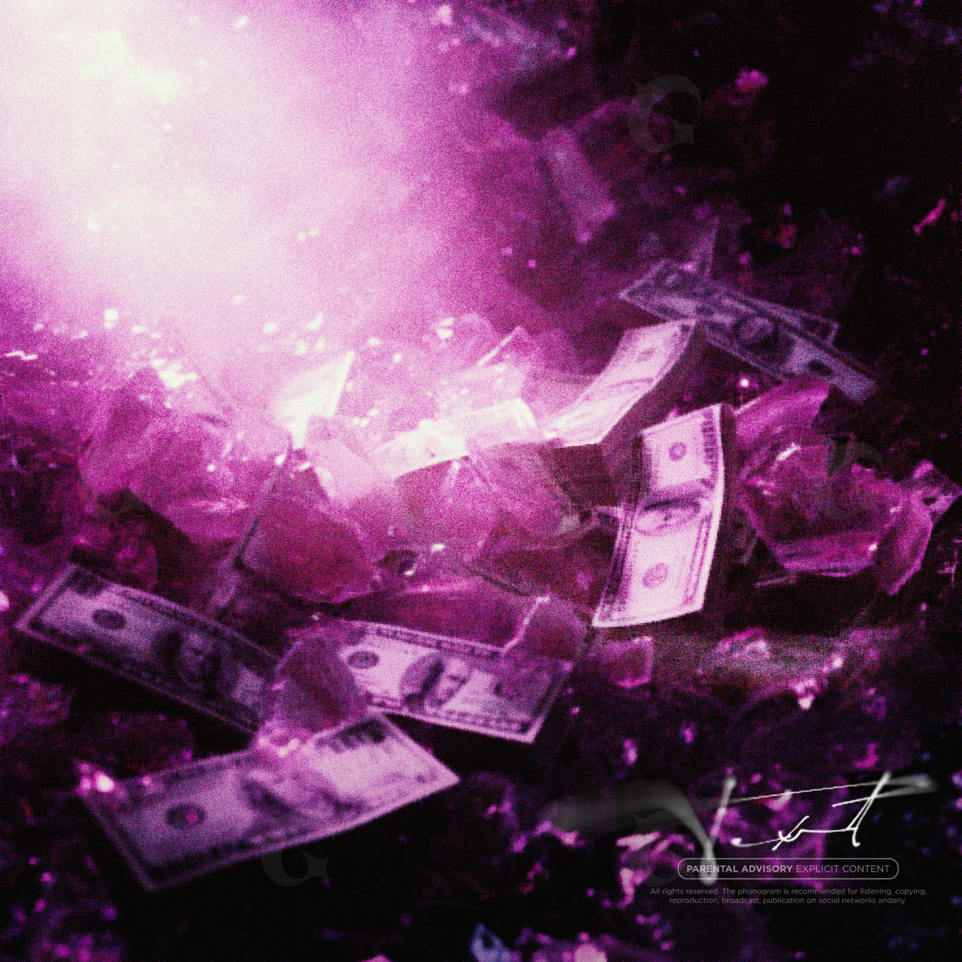 Money flame scatter