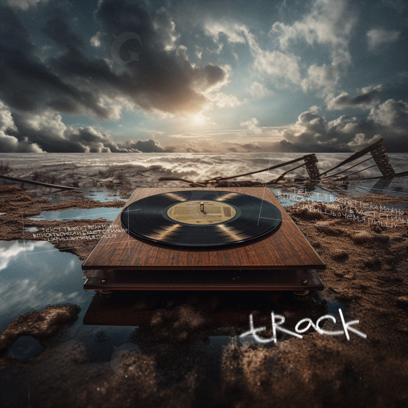 Vinyl on shore
