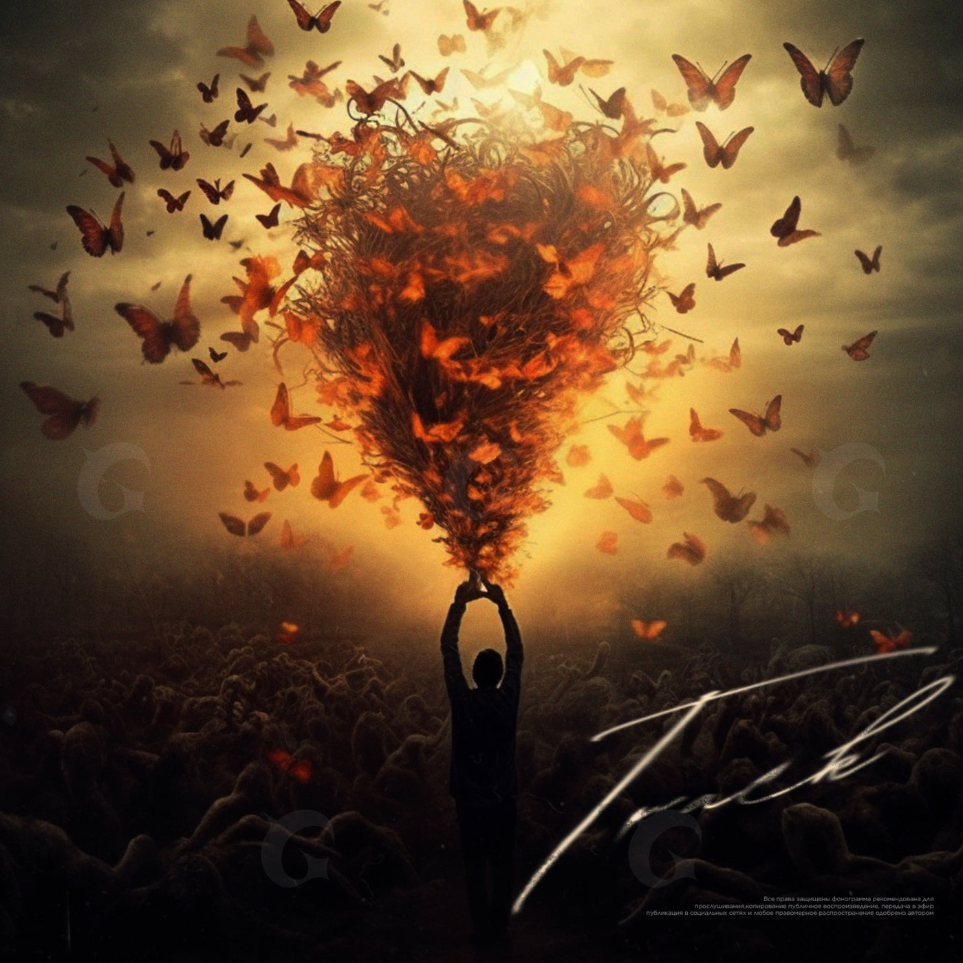 Tornado of butterflies