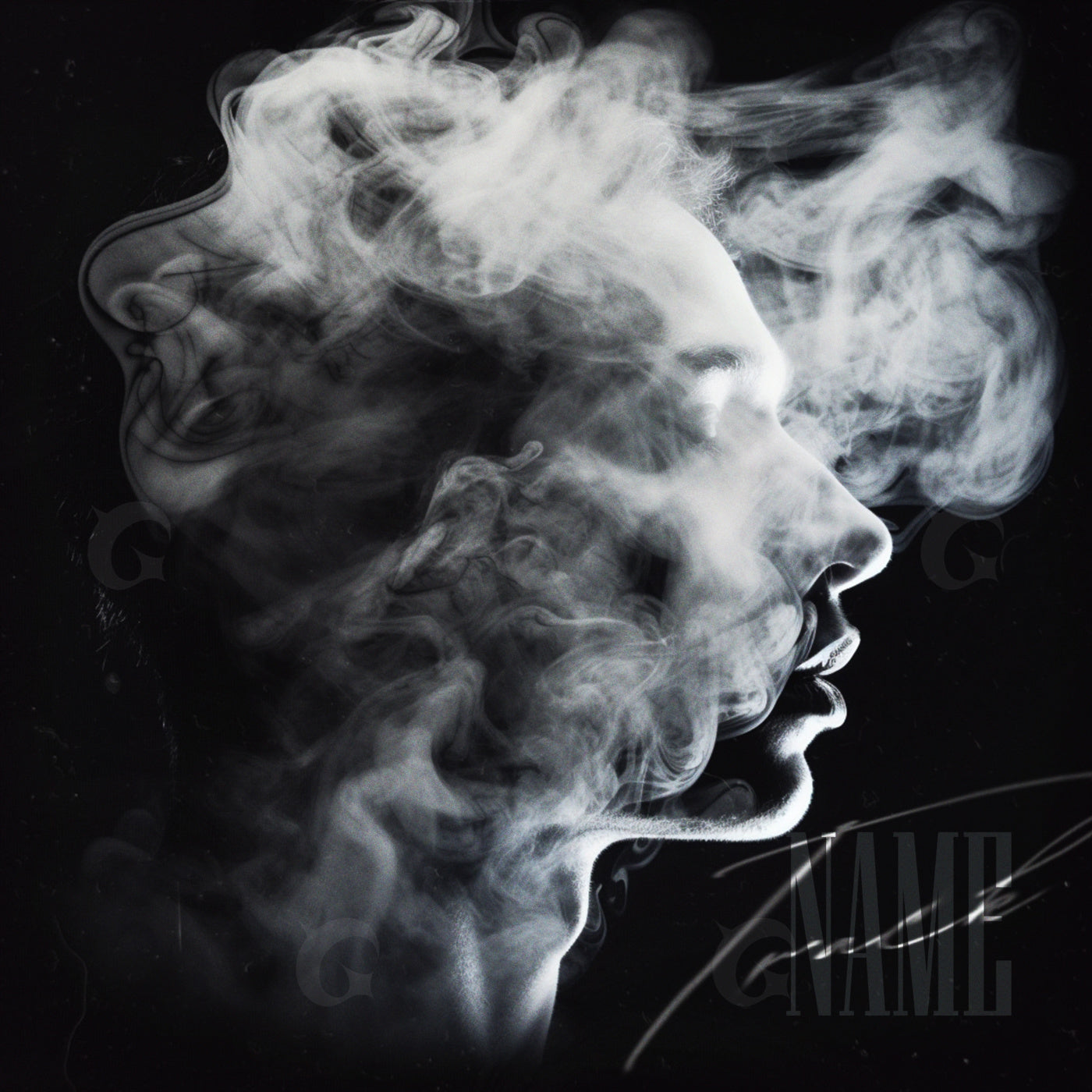 Silent smoke portrait