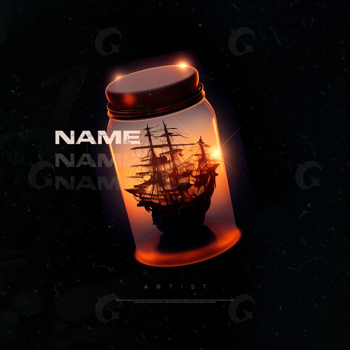Sailing ship in jar
