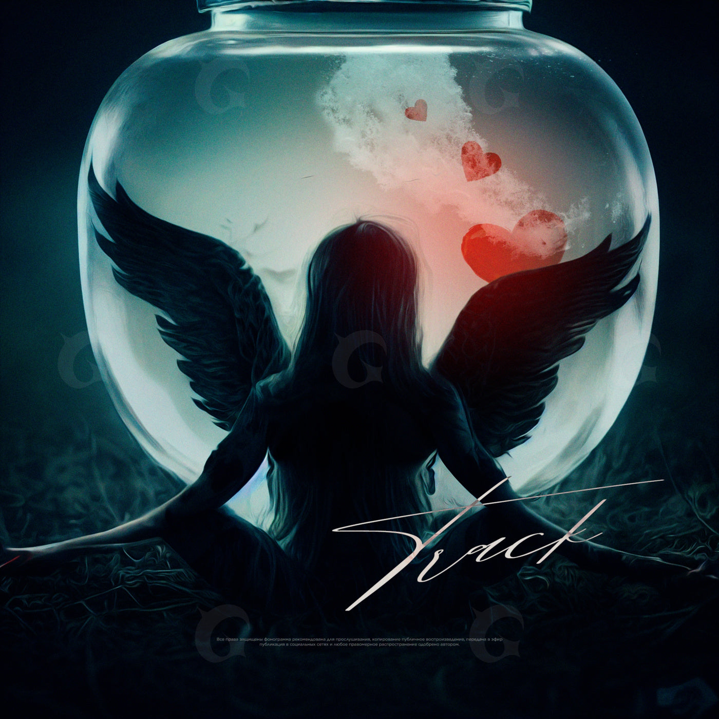 Angel within jar
