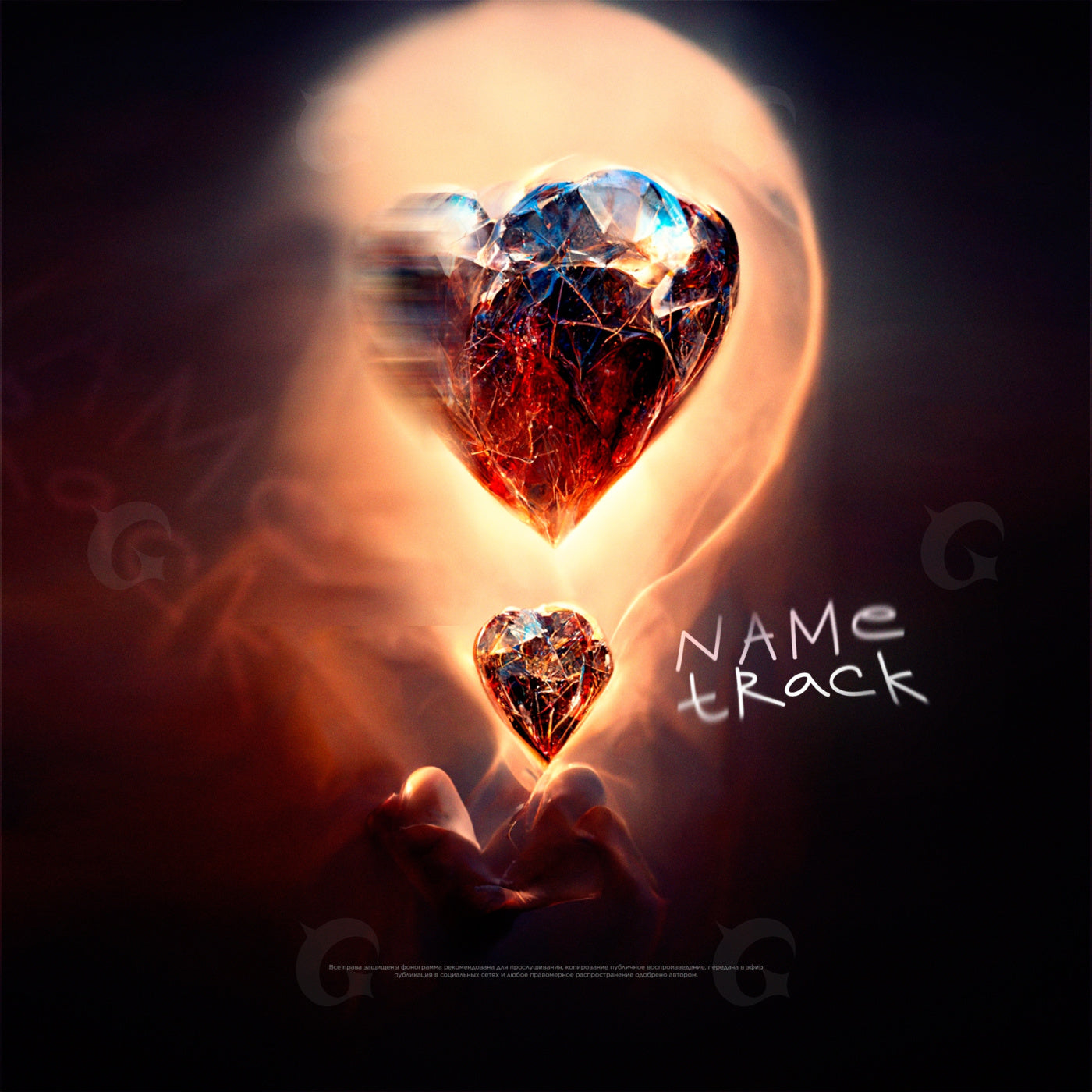 Shattered crystal hearts