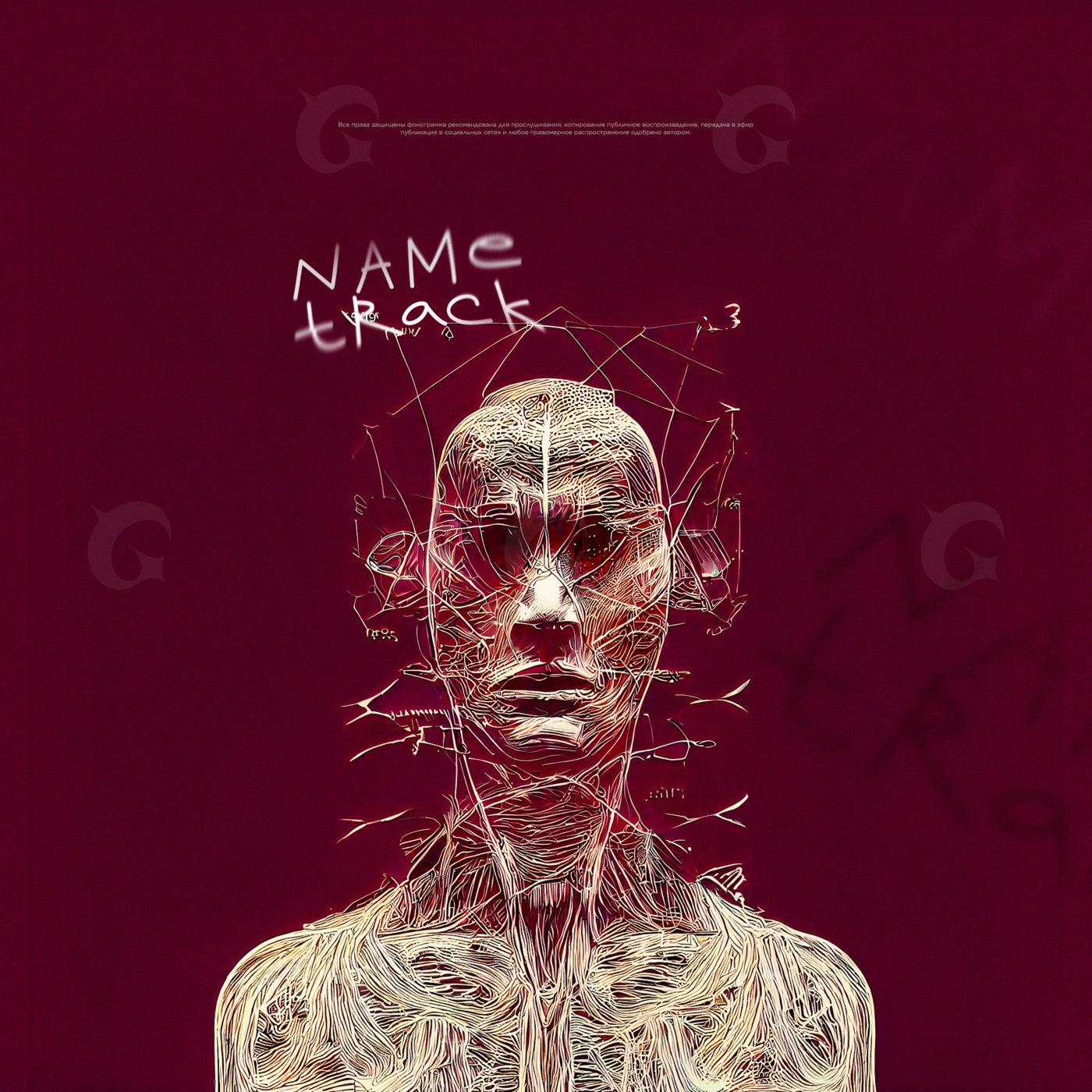 Wired anatomical head