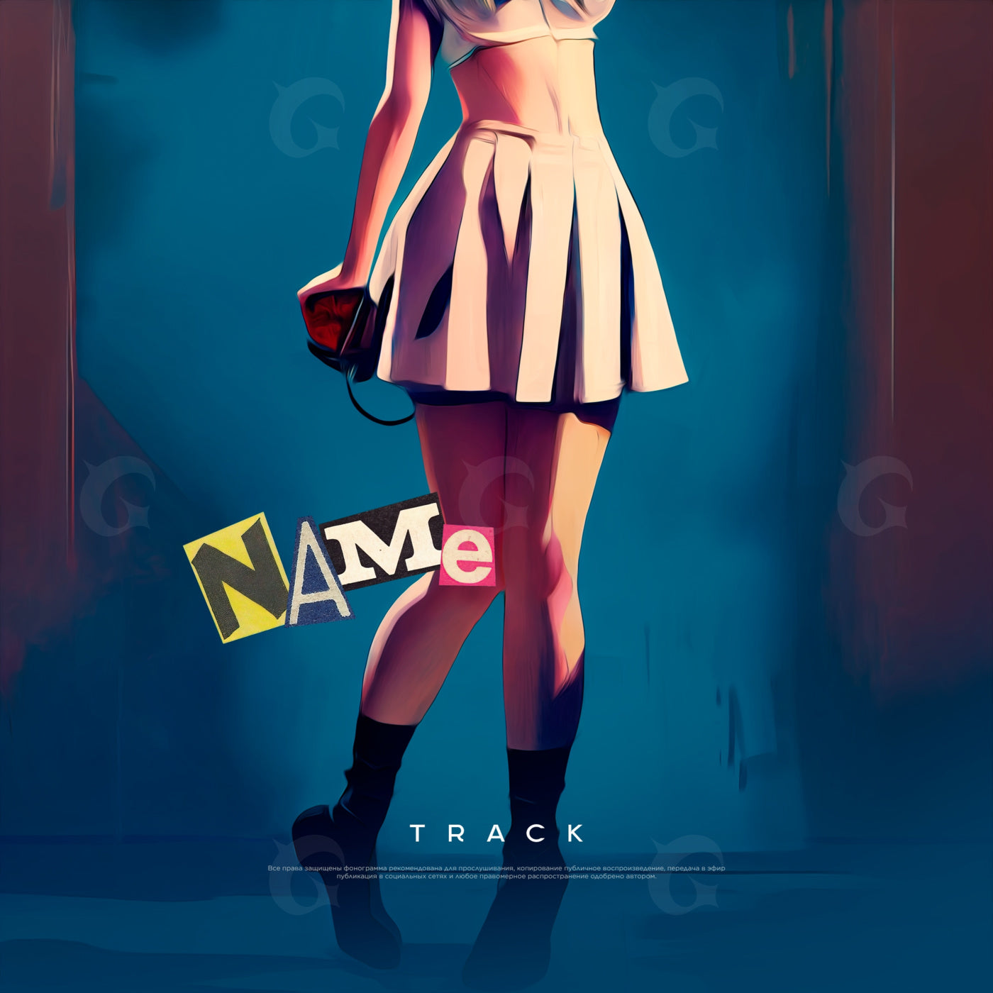 Midnight skirt stroll