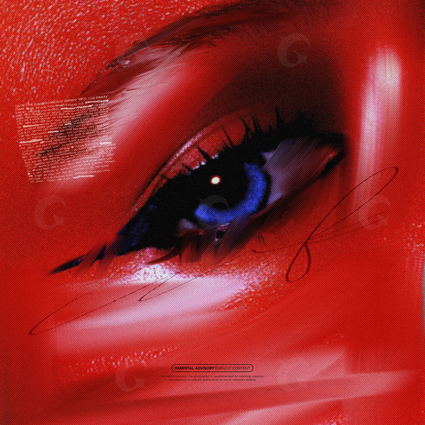 Iridescent eye gaze