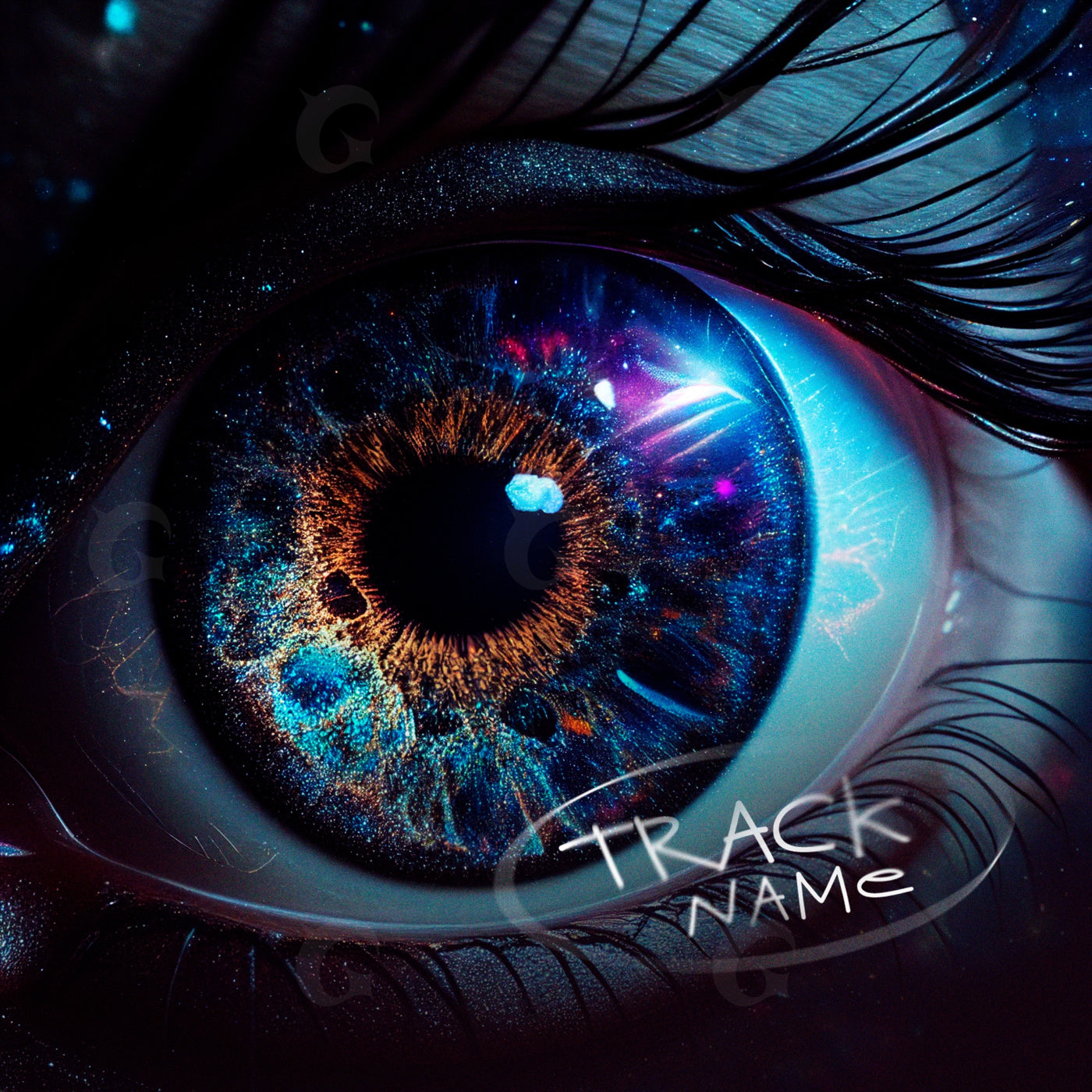 Cosmic iris reflection
