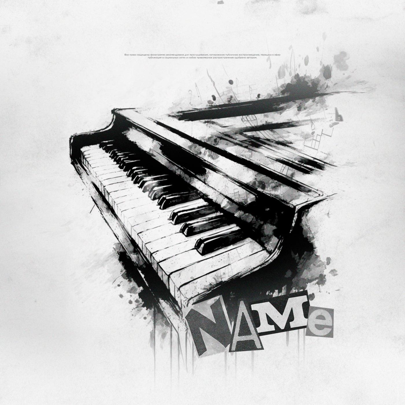 Melting piano keys