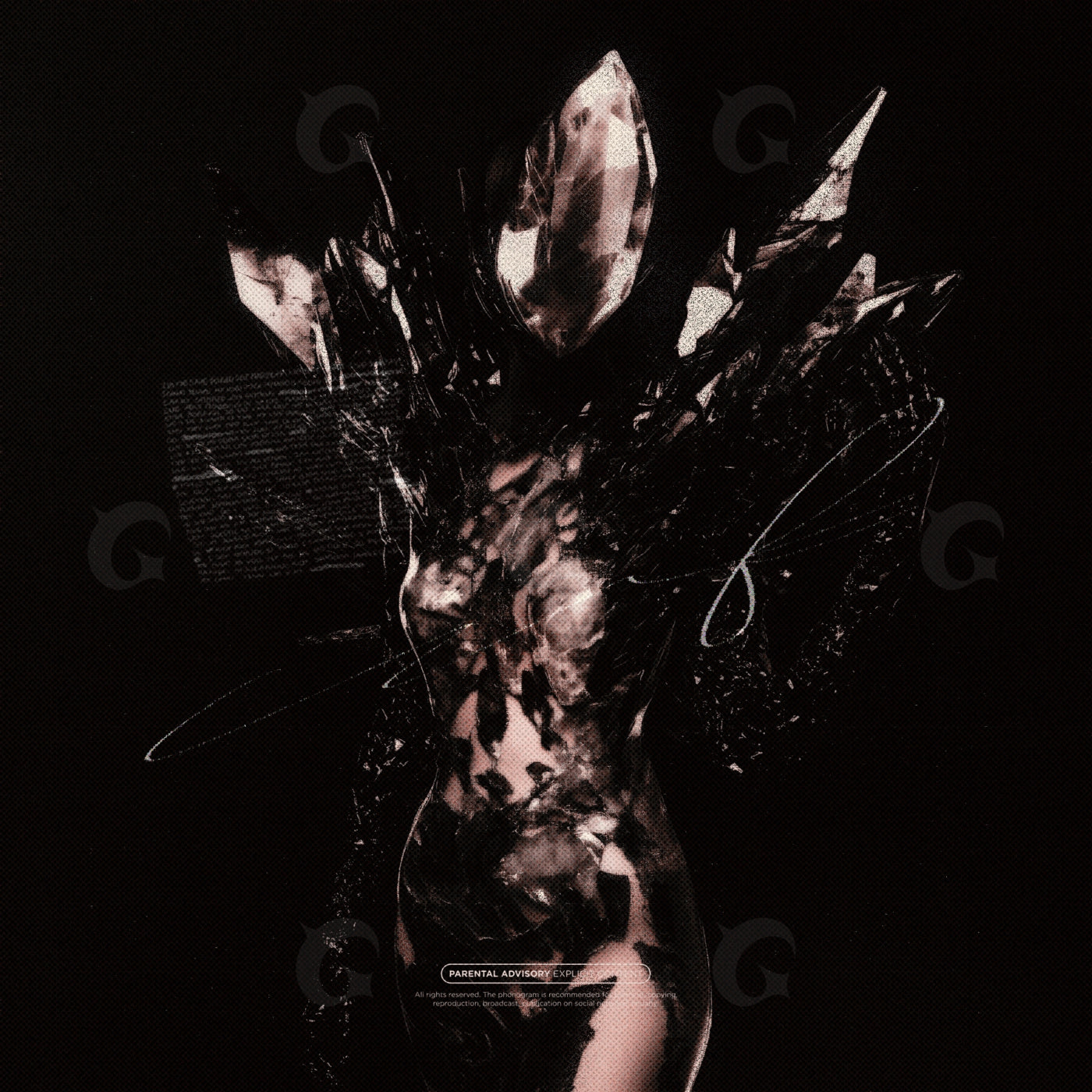 Shattered crystal torso