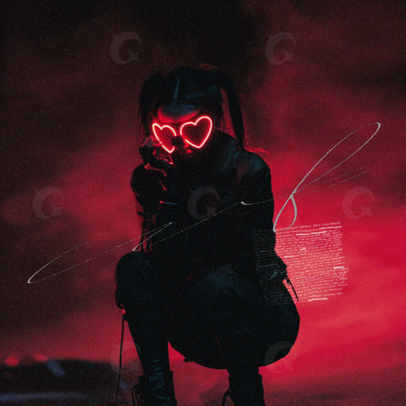 Neon hearted vigilante