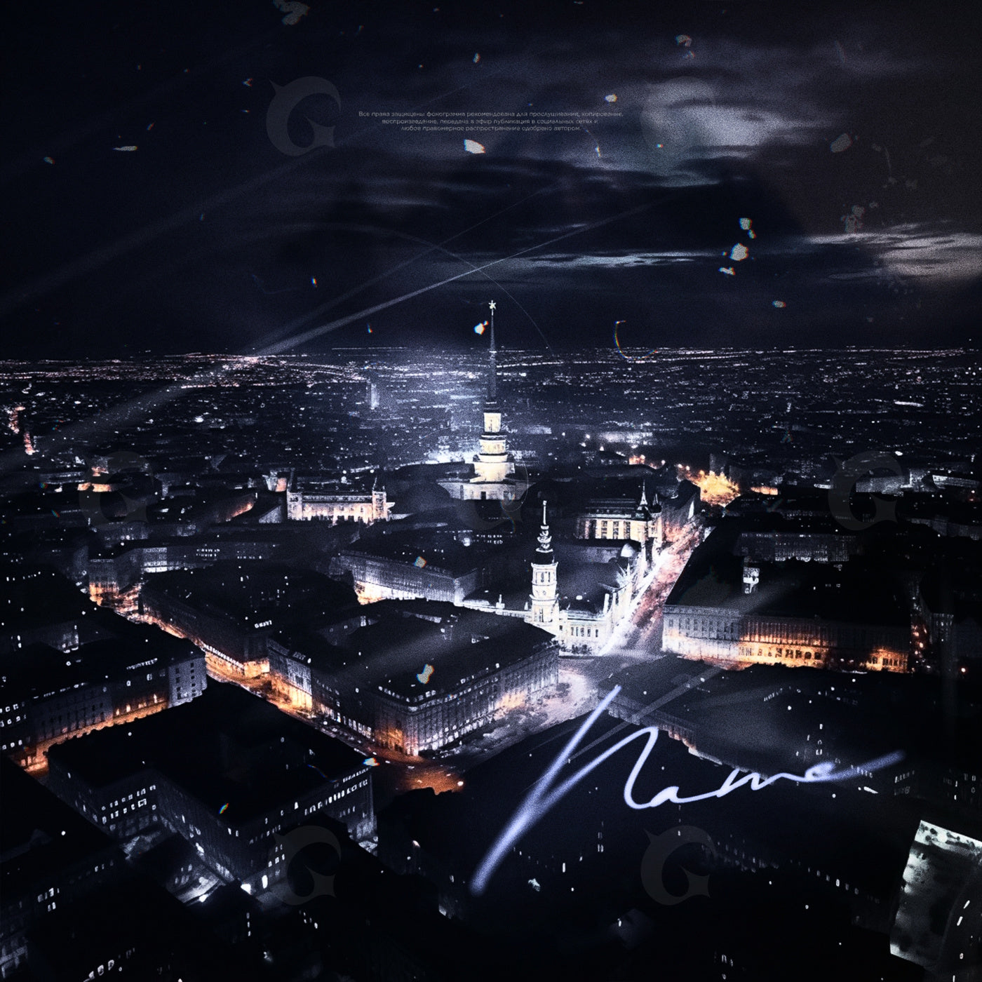 Midnight city spires