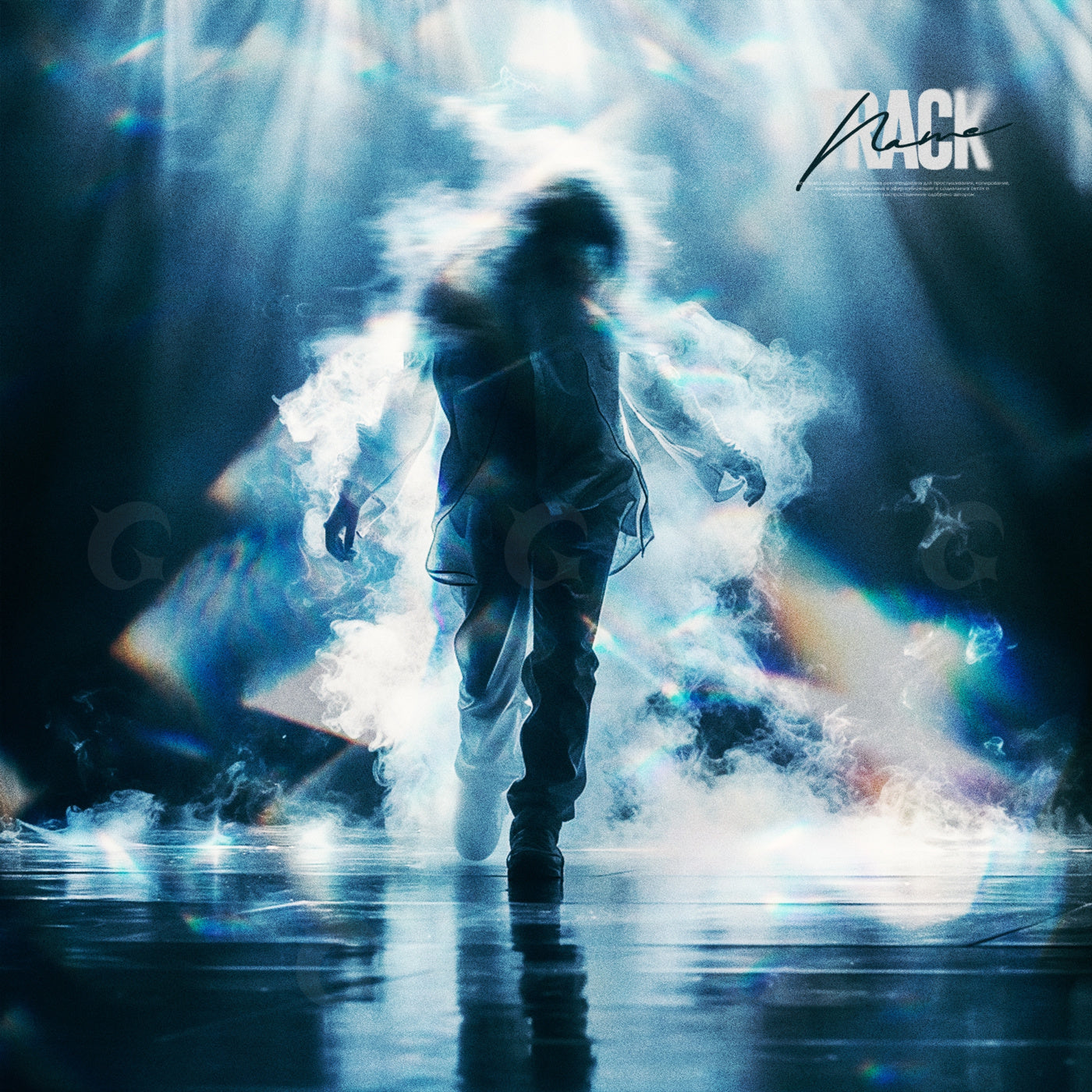 Emerging from mist