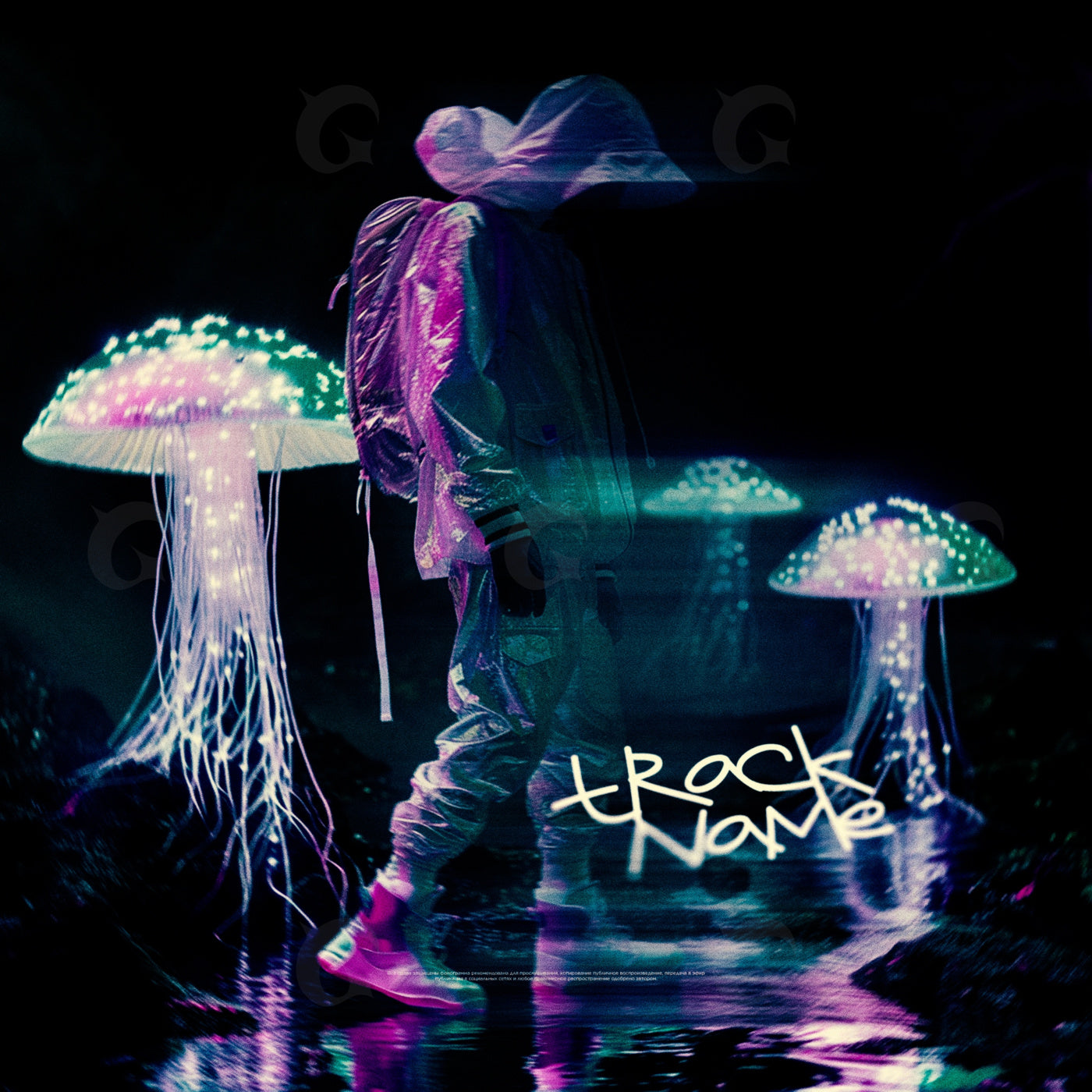 Neon jellyfish wanderer