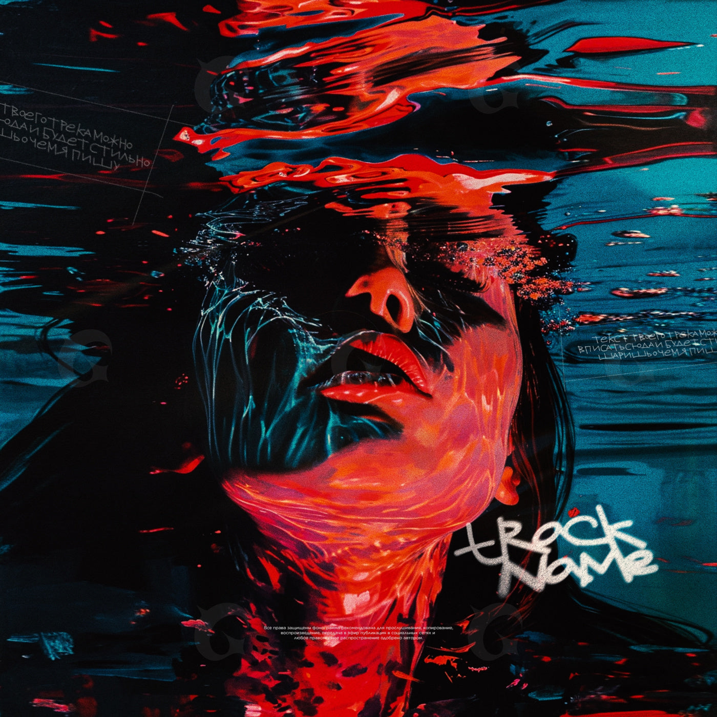 Drowned face rising