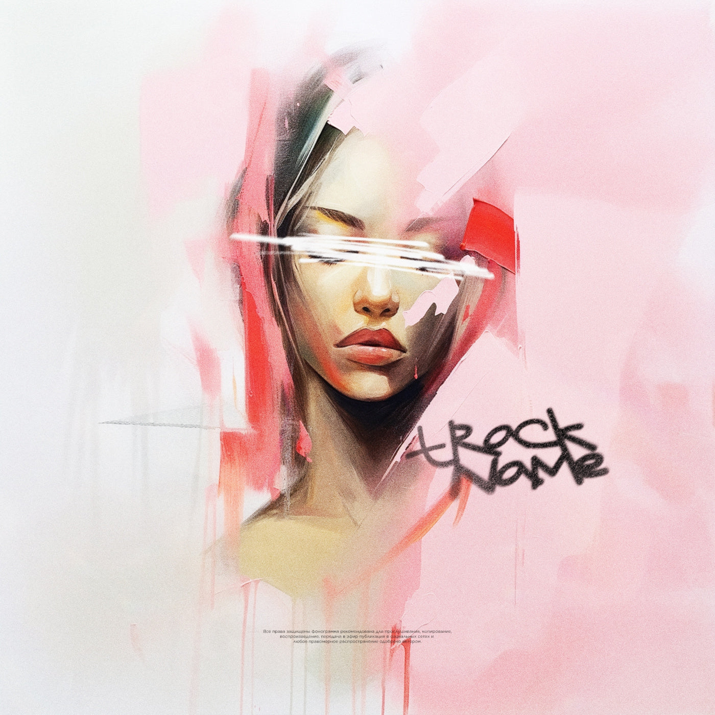 Eyes erased portrait