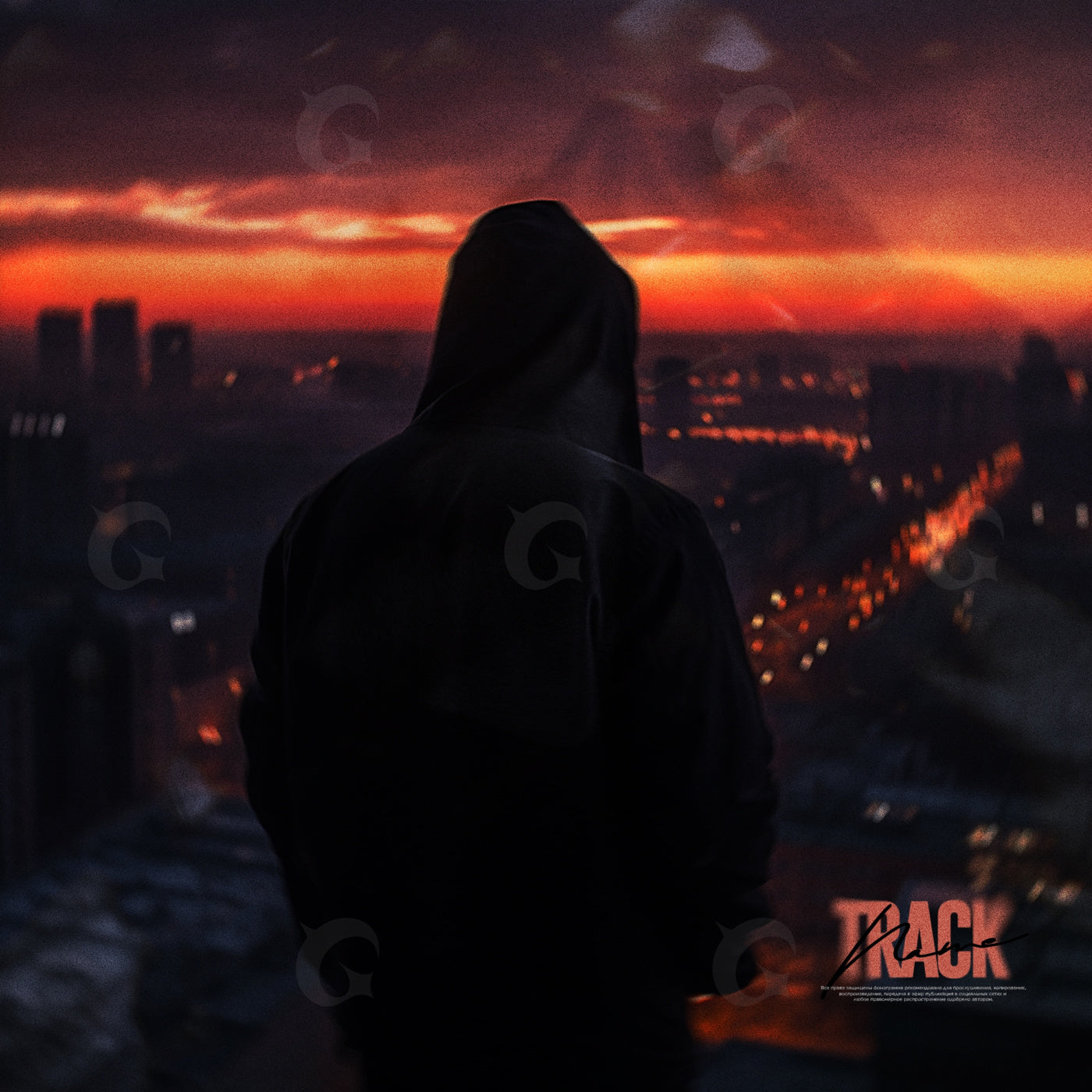 Neon city dawn