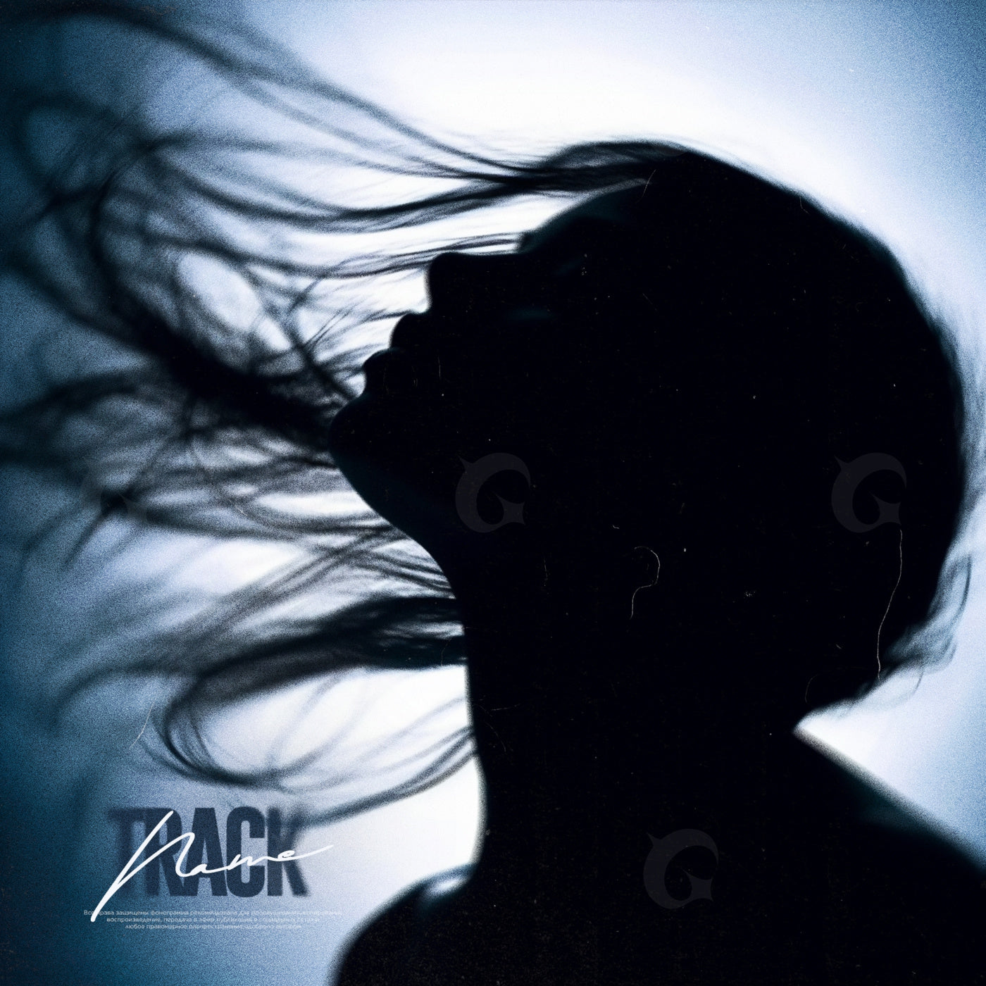 Silhouette hair whirl