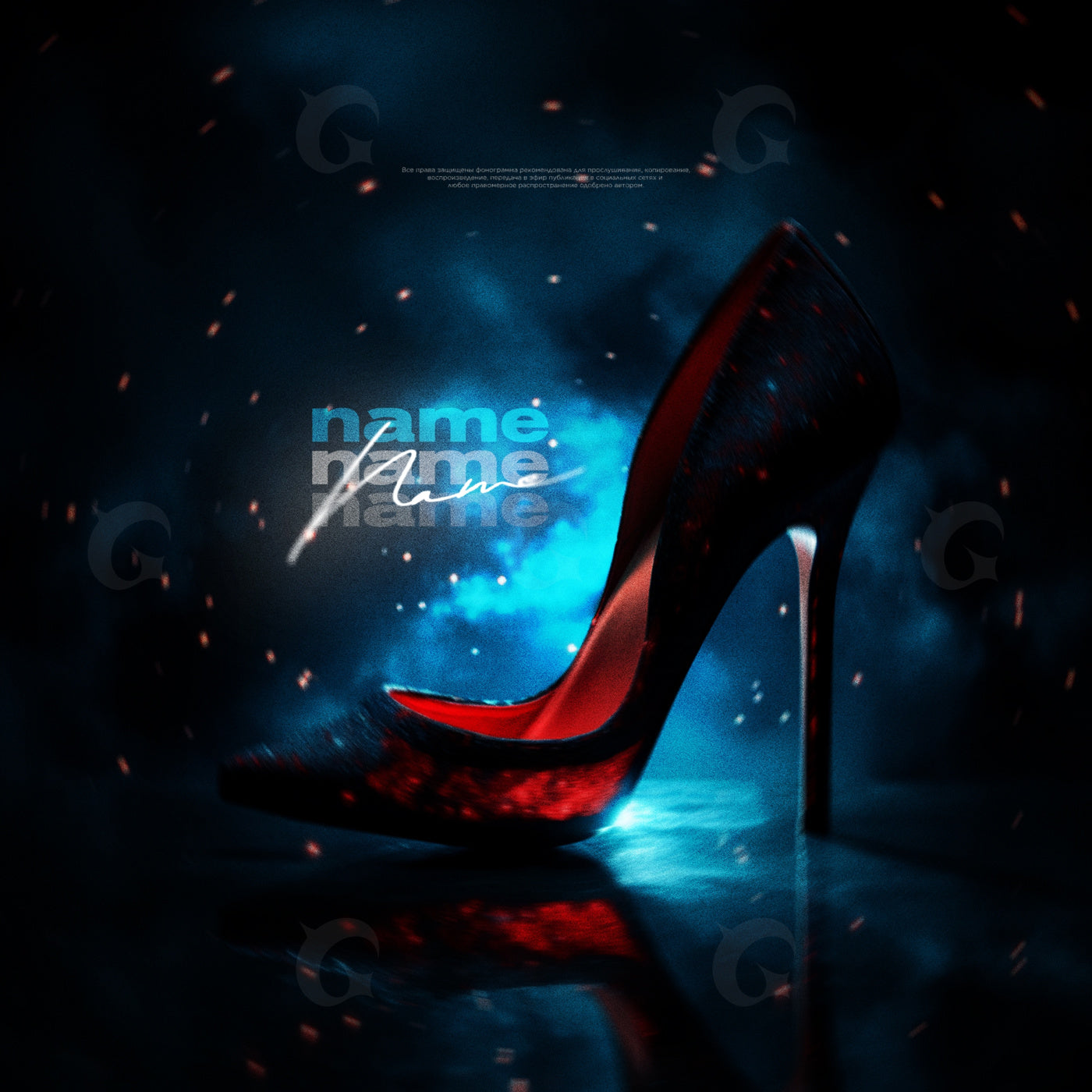 Midnight stiletto glow