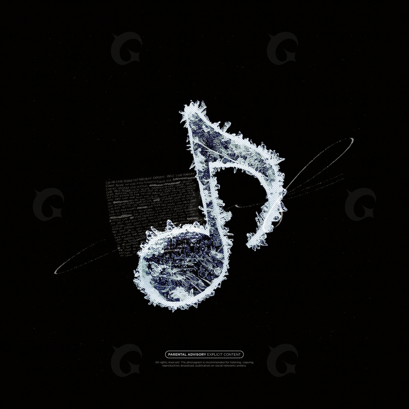 Frozen music note