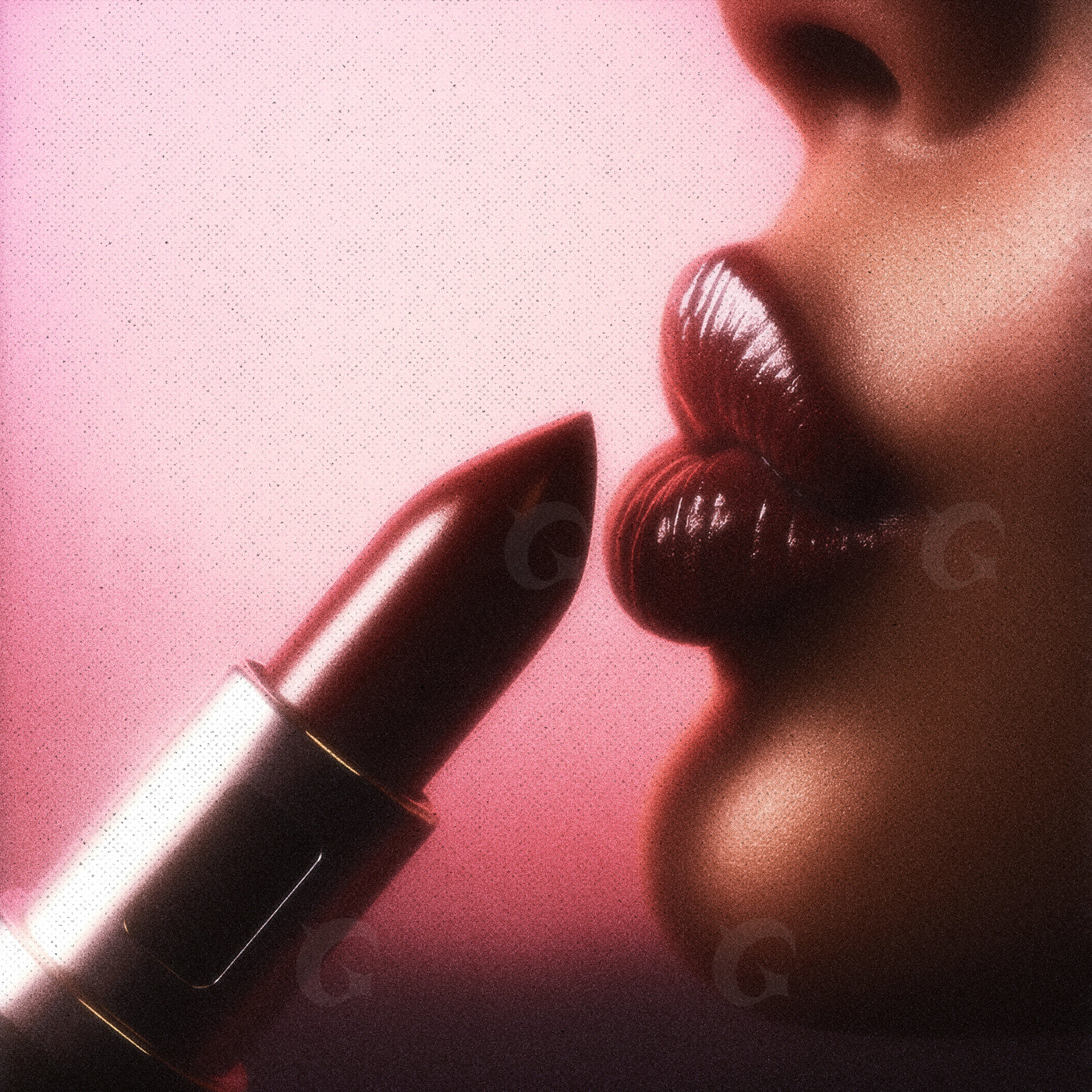 Kissable lipstick moment