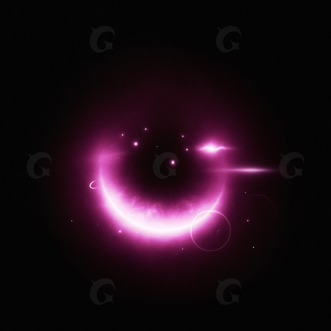 Neon crescent orbit