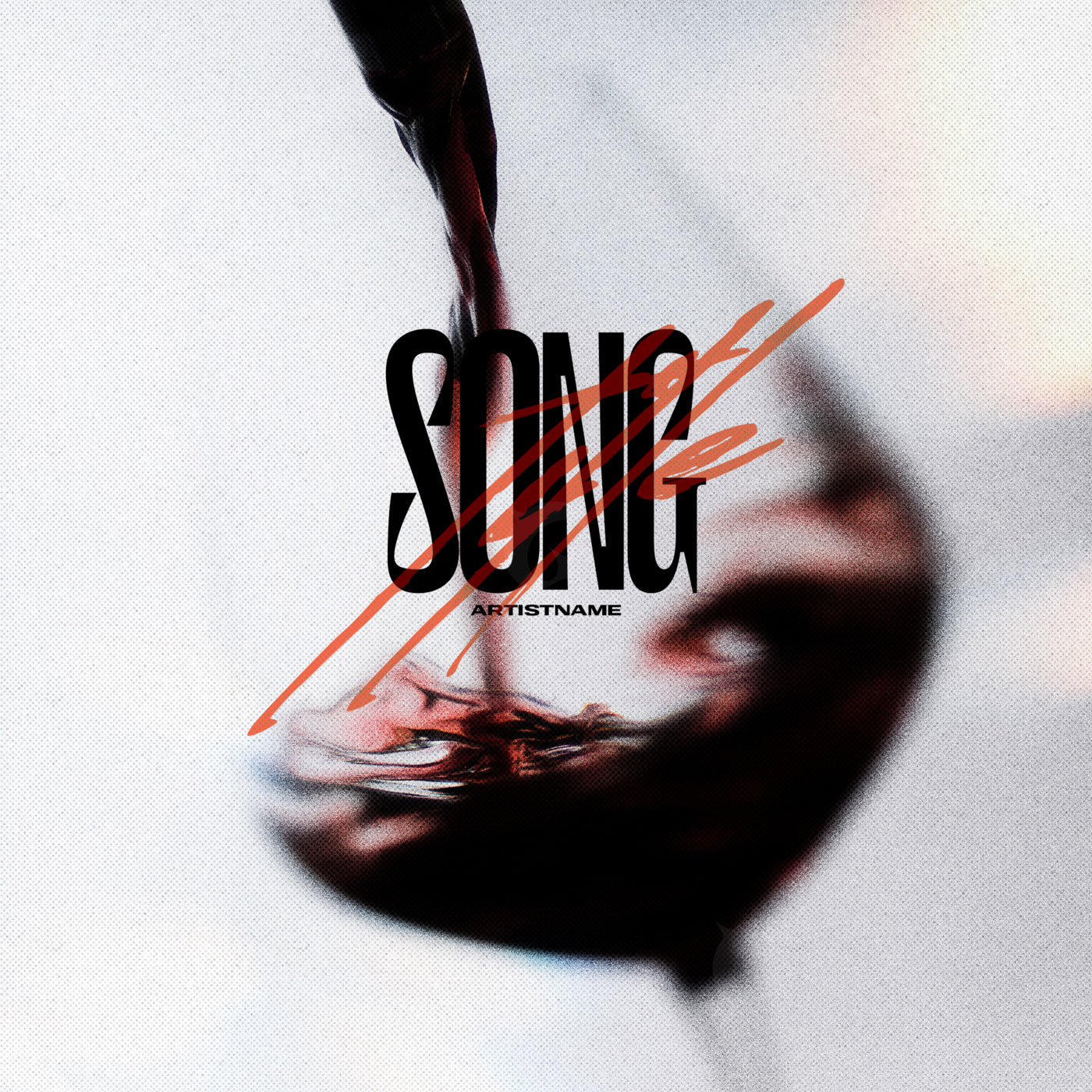 Pouring wine drop