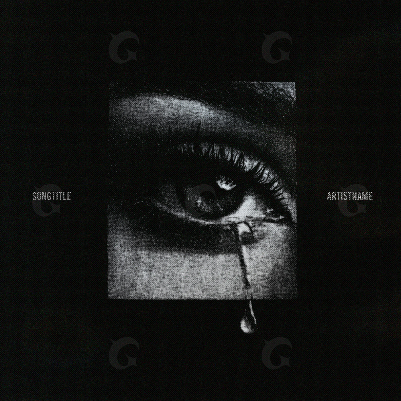 Tear falling night