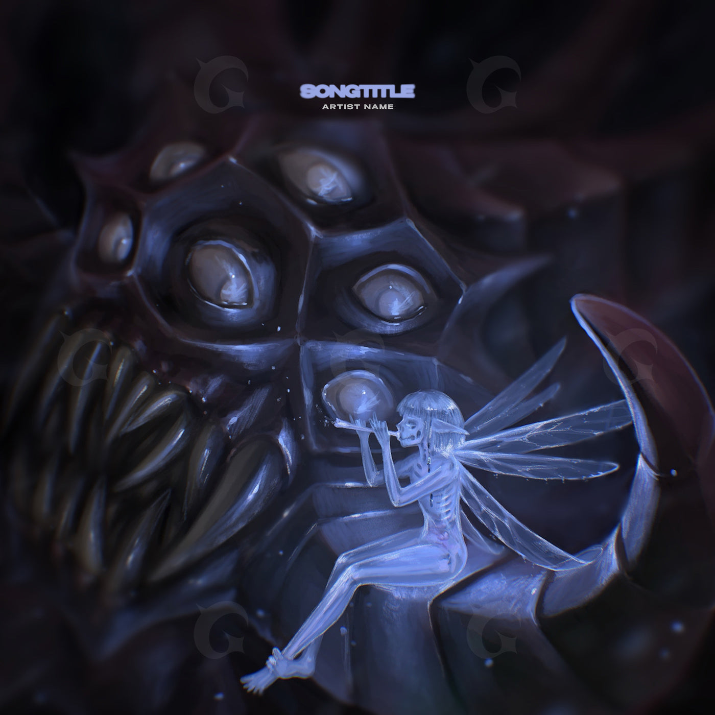 Fairy against titan