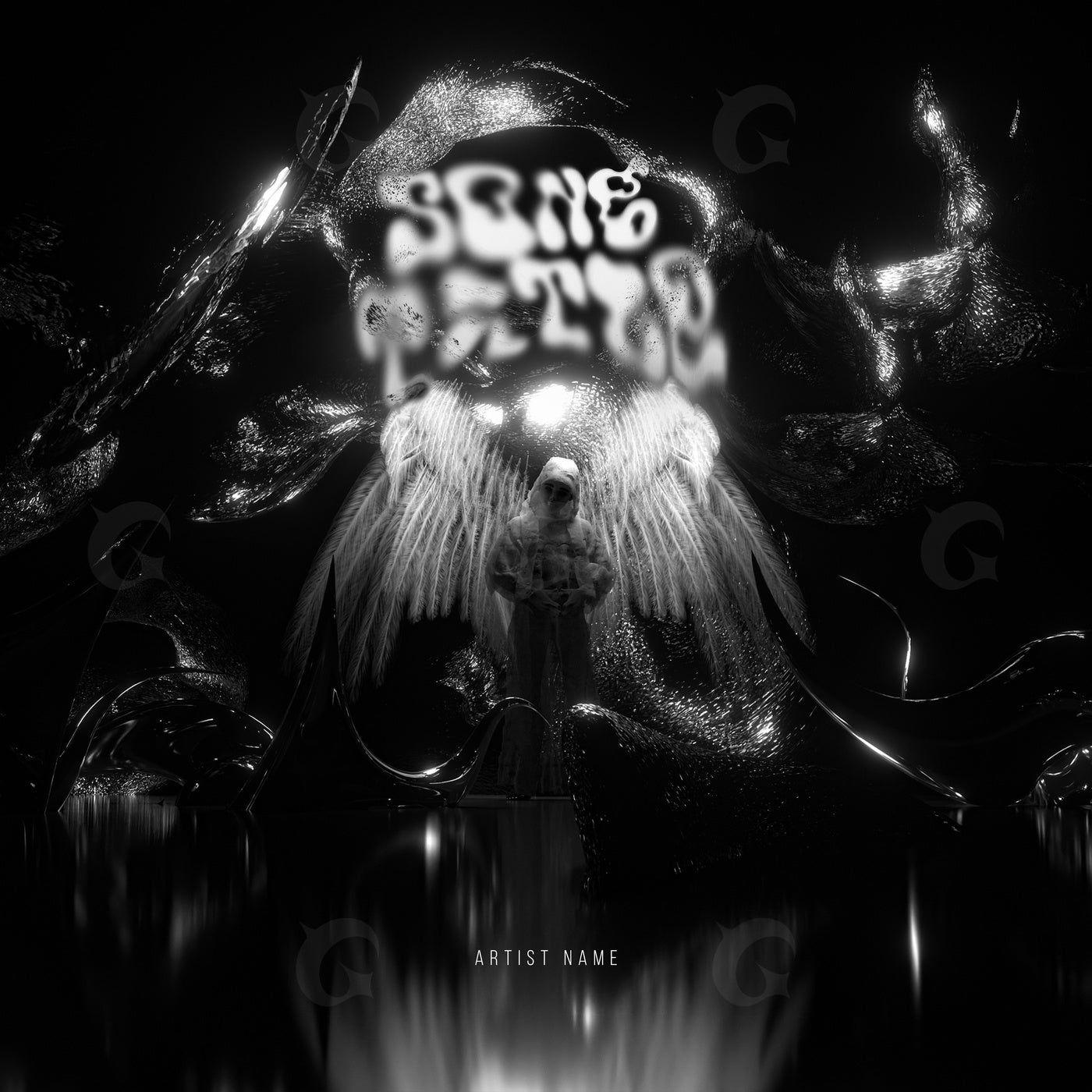 Angel in void