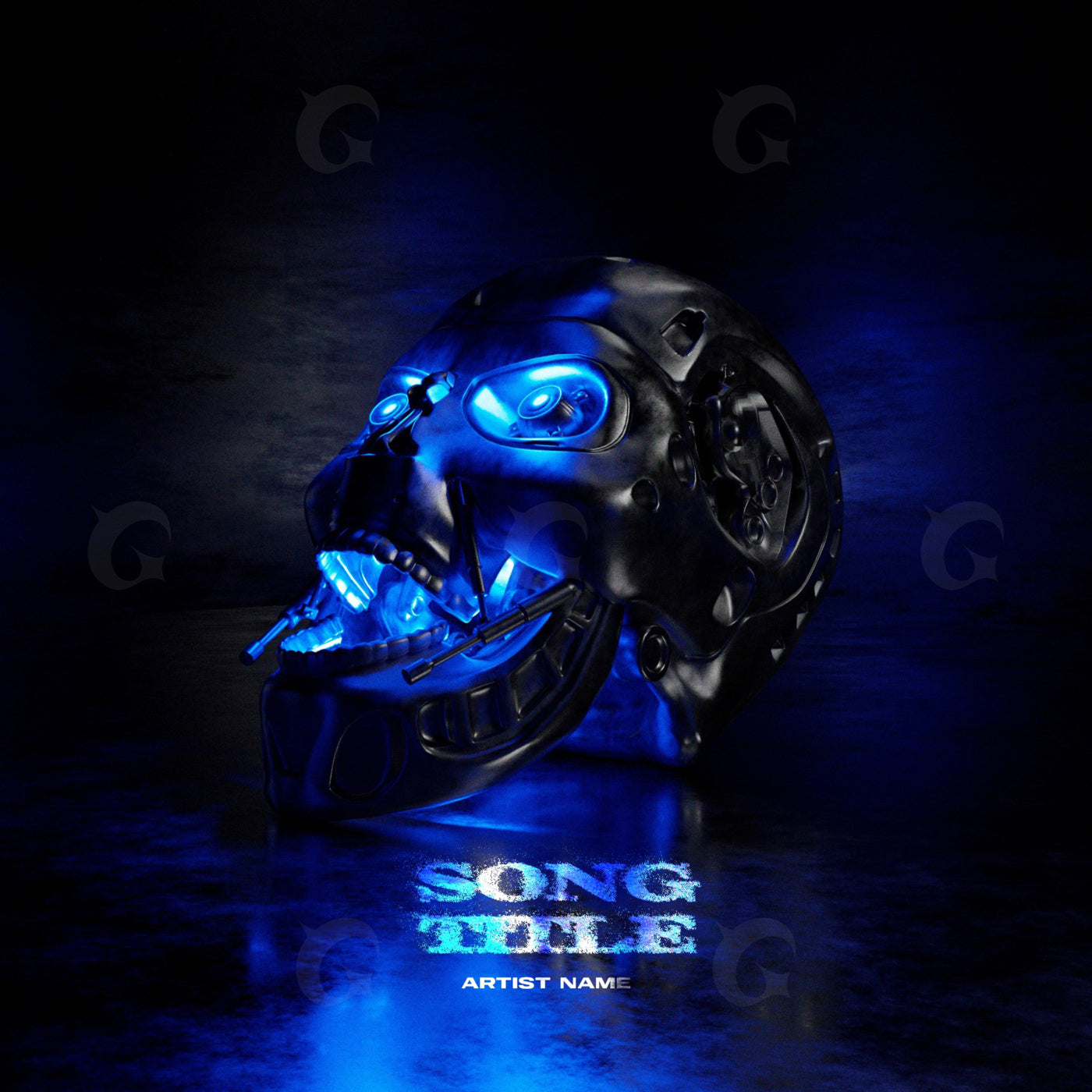Neon skull mechanism