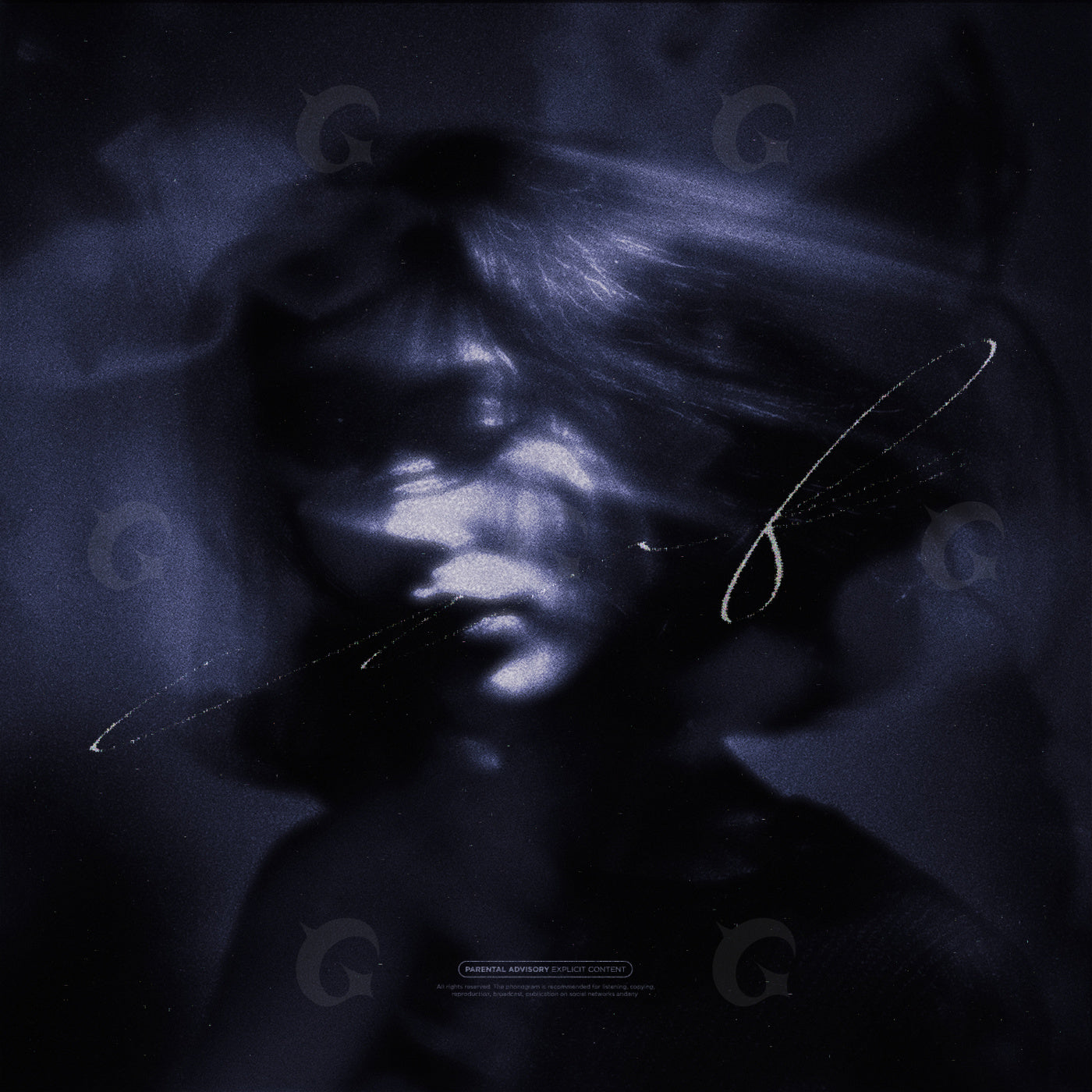 Moonlit face blur