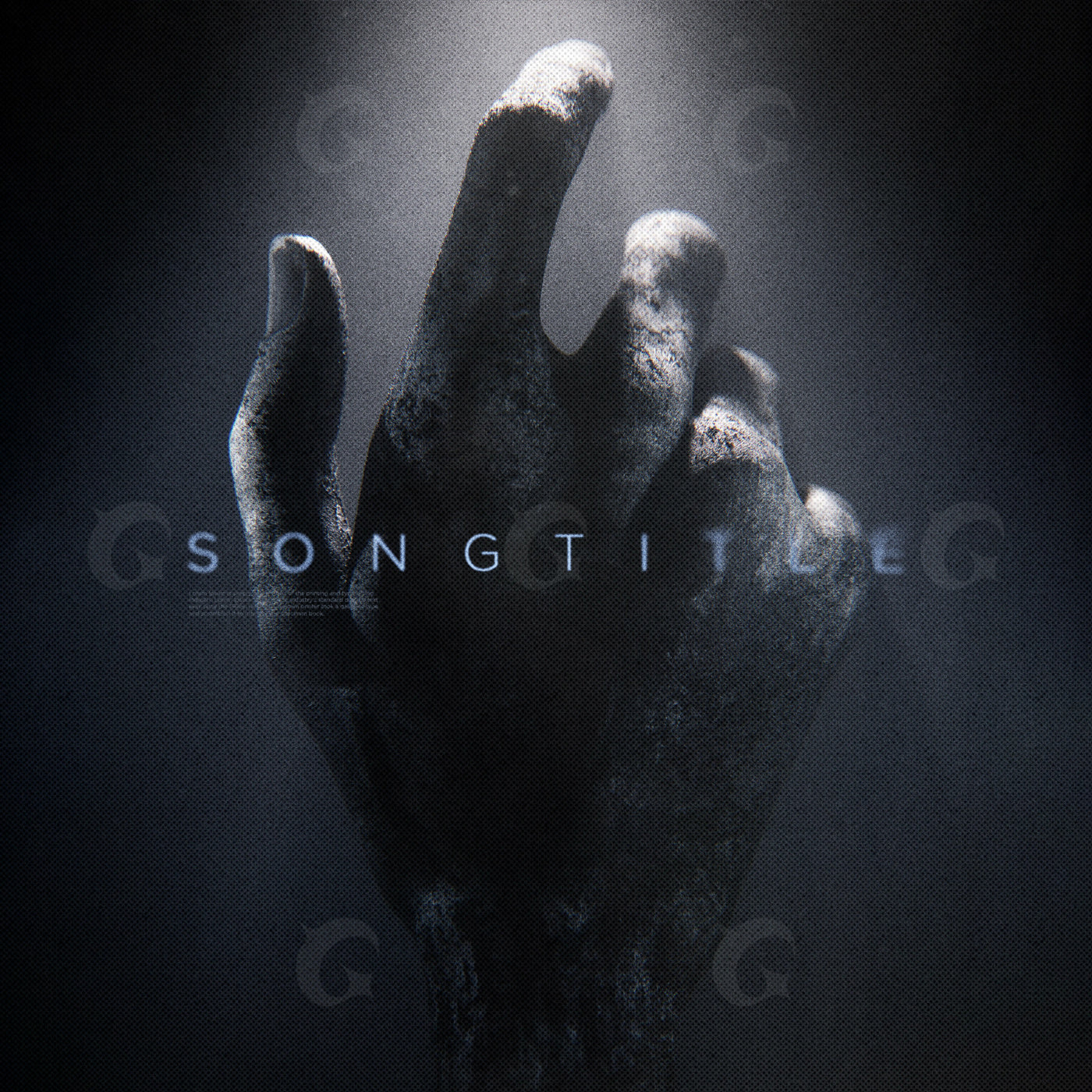 Reaching stone hand