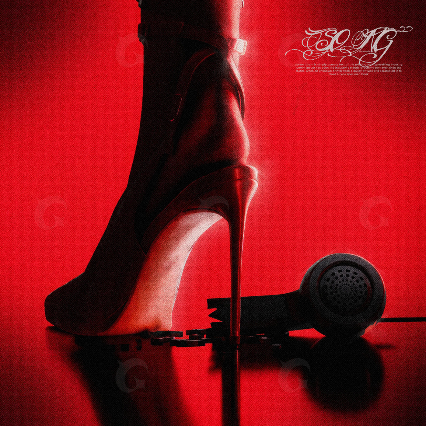 Stiletto crushing handset