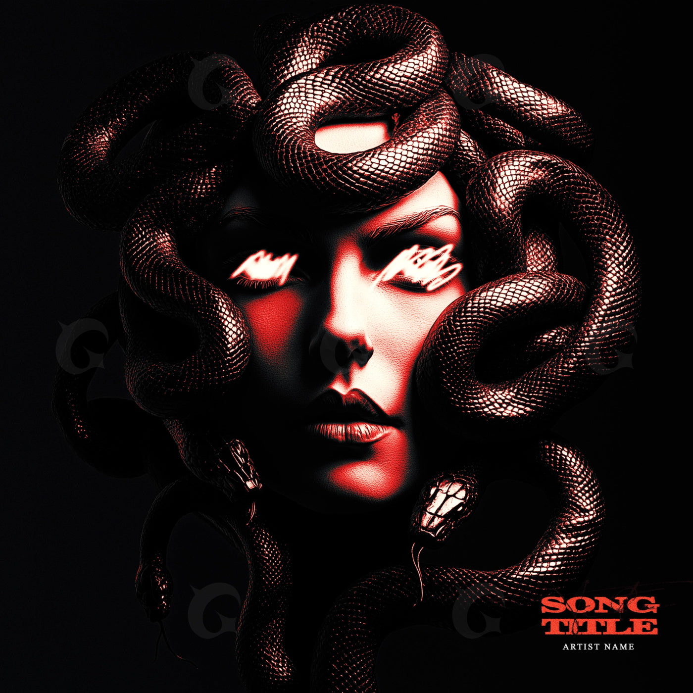 Serpent crowned gaze