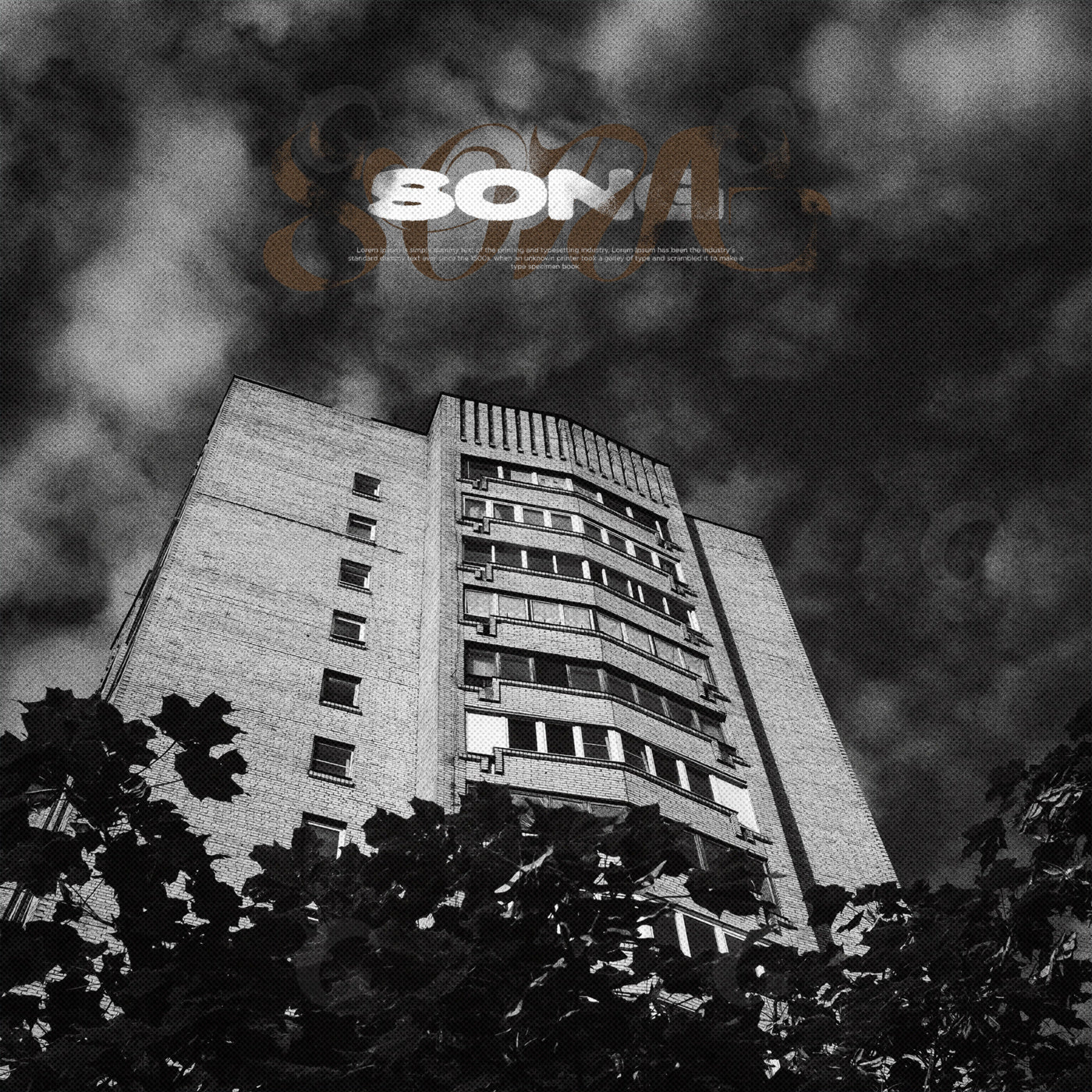 Tower rising foliage