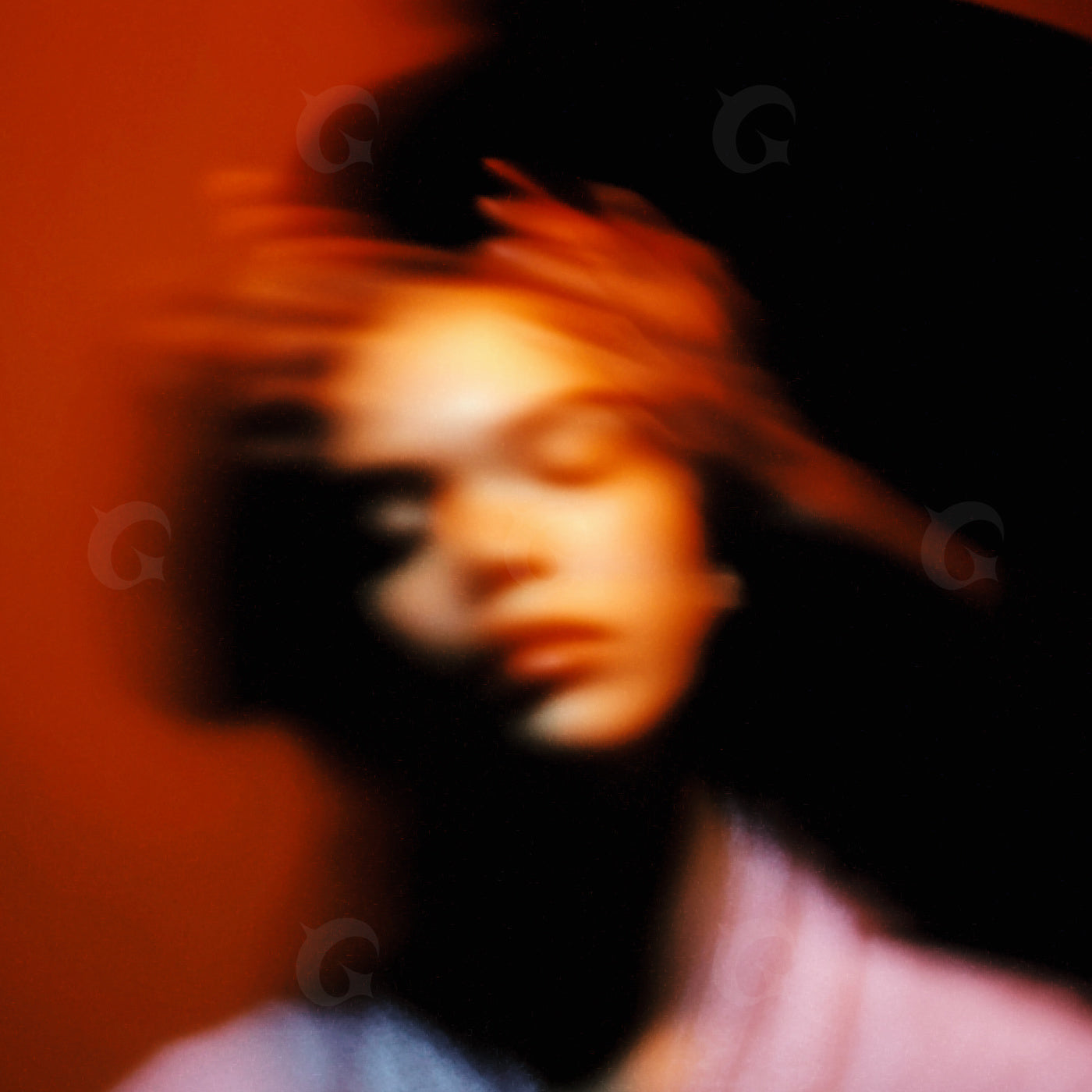 Blurred face in motion