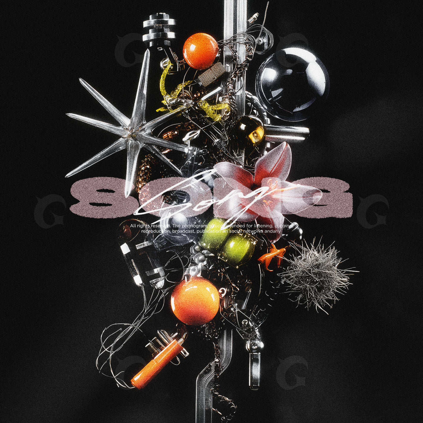 Mechanical floral cluster