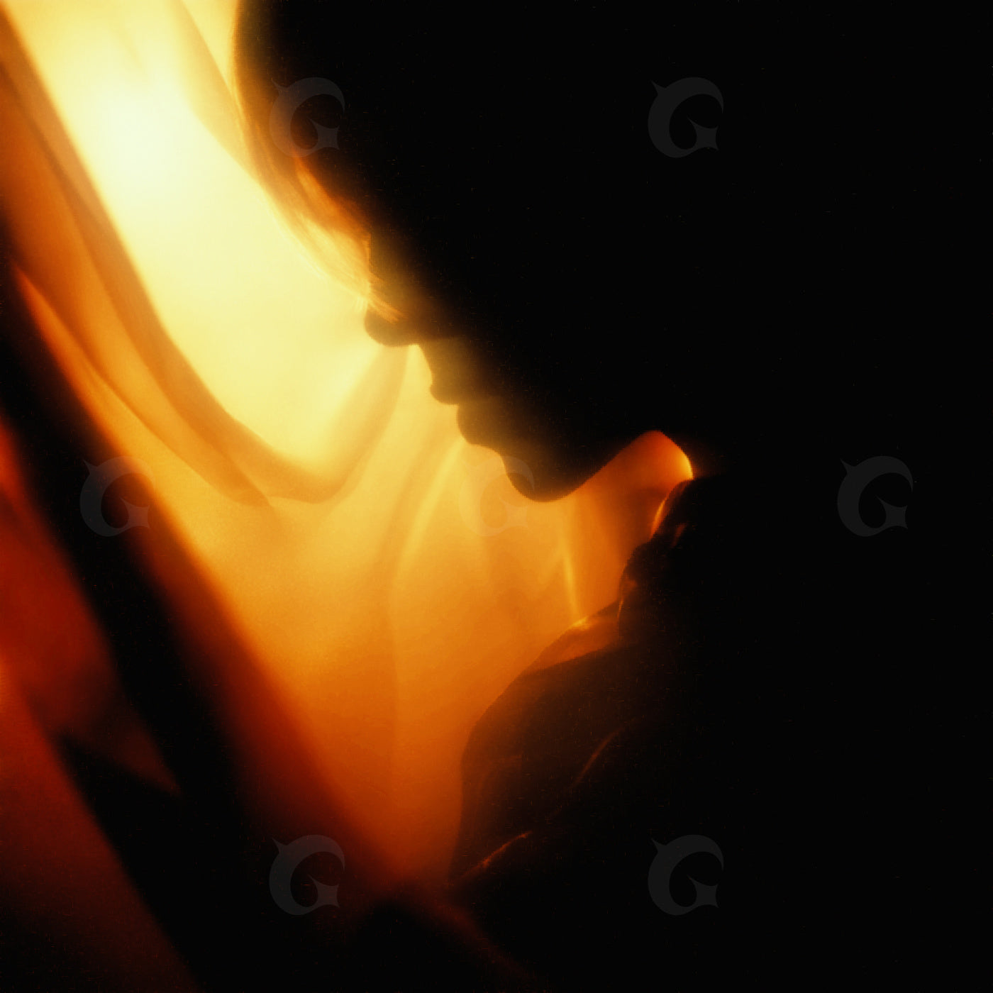 Silhouette against light