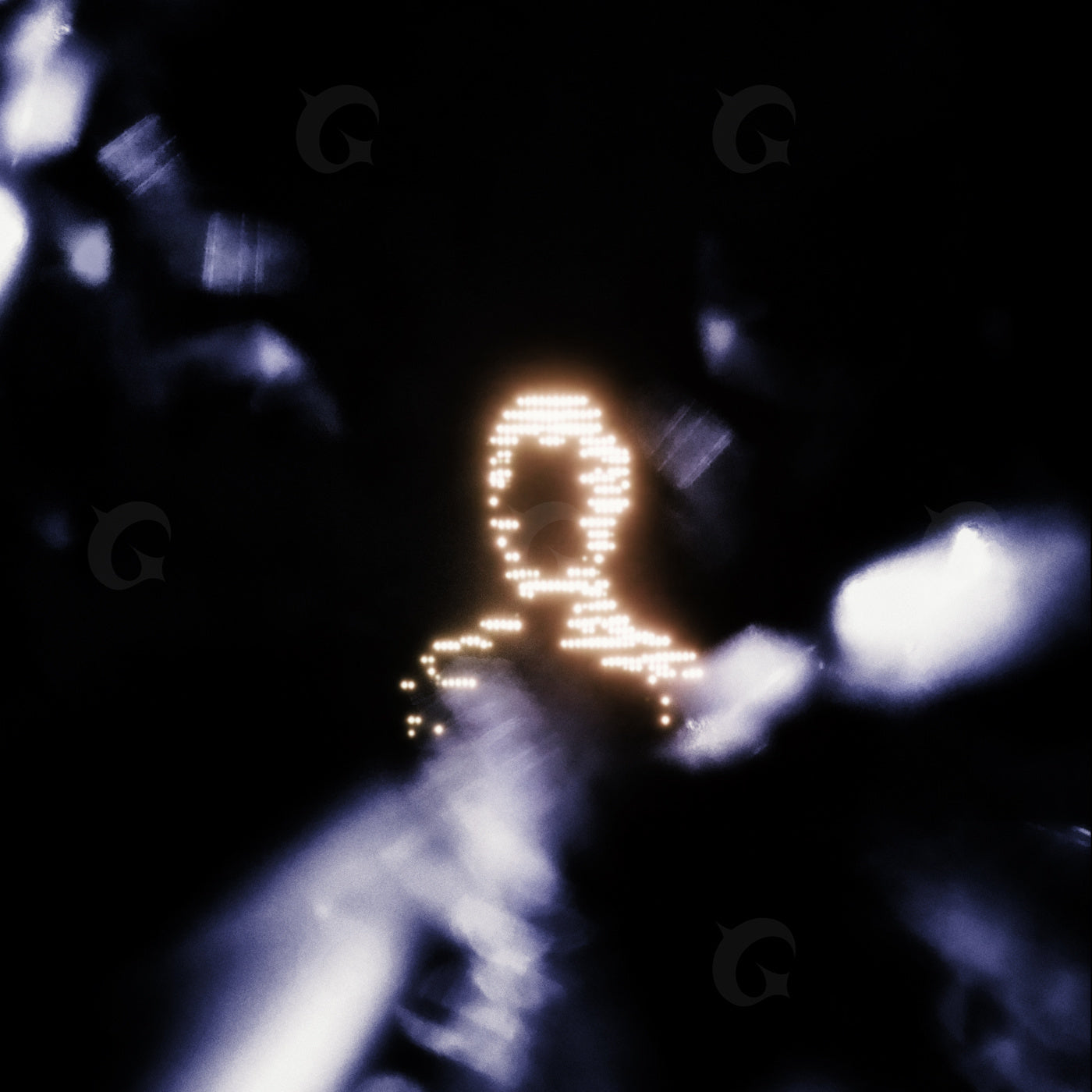 Dotted light silhouette