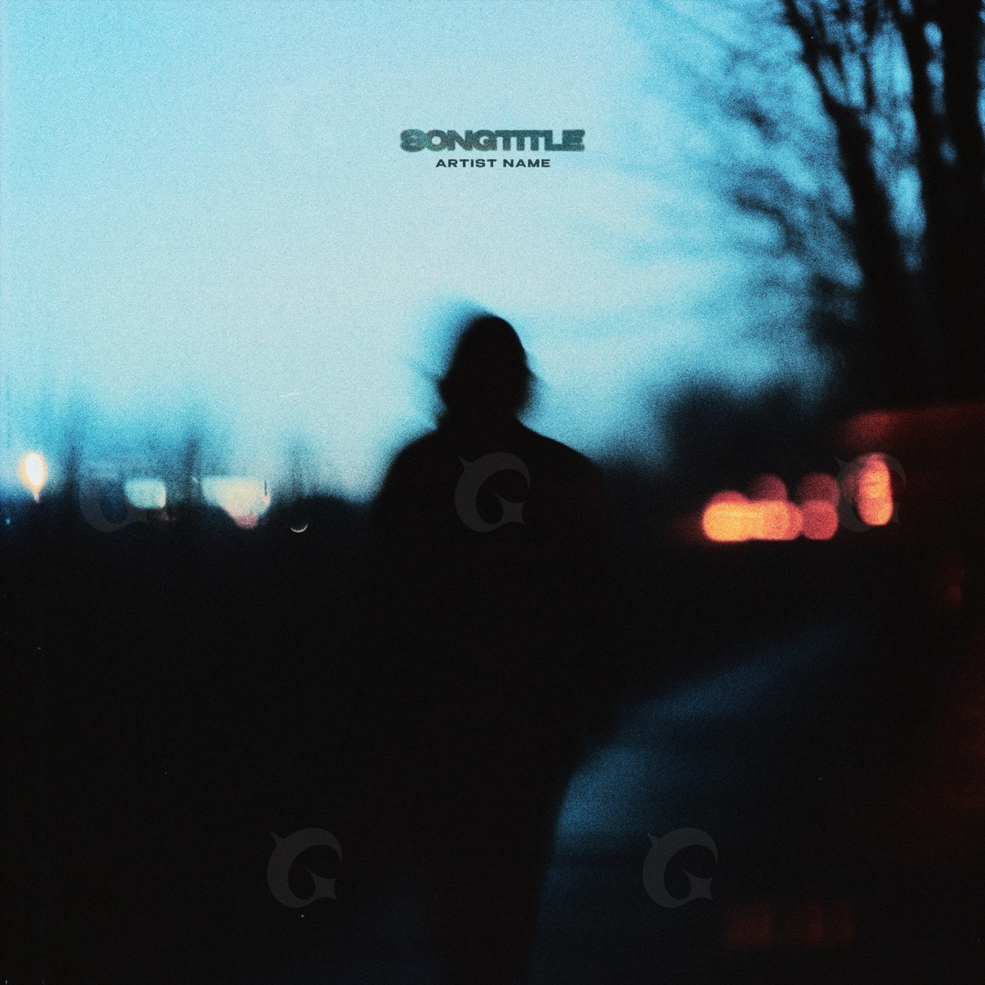 Midnight silhouette walk