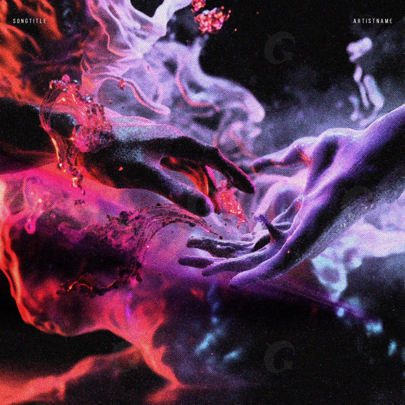 Fingers passing flame