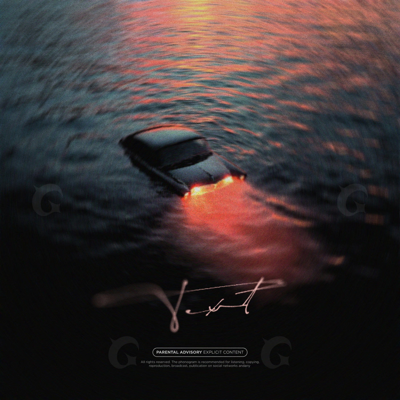 Drowned sedan lights