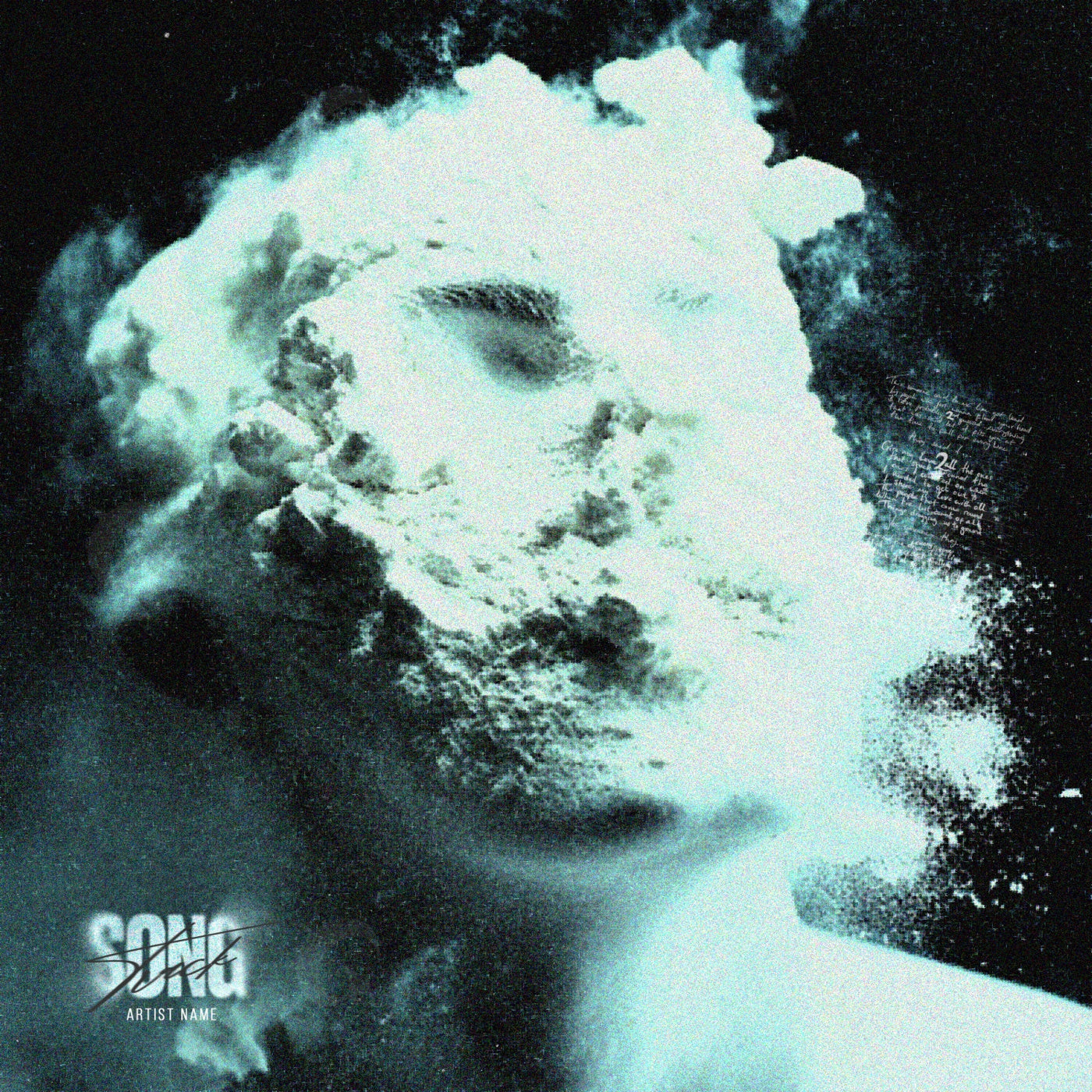 Fragmented face reverie